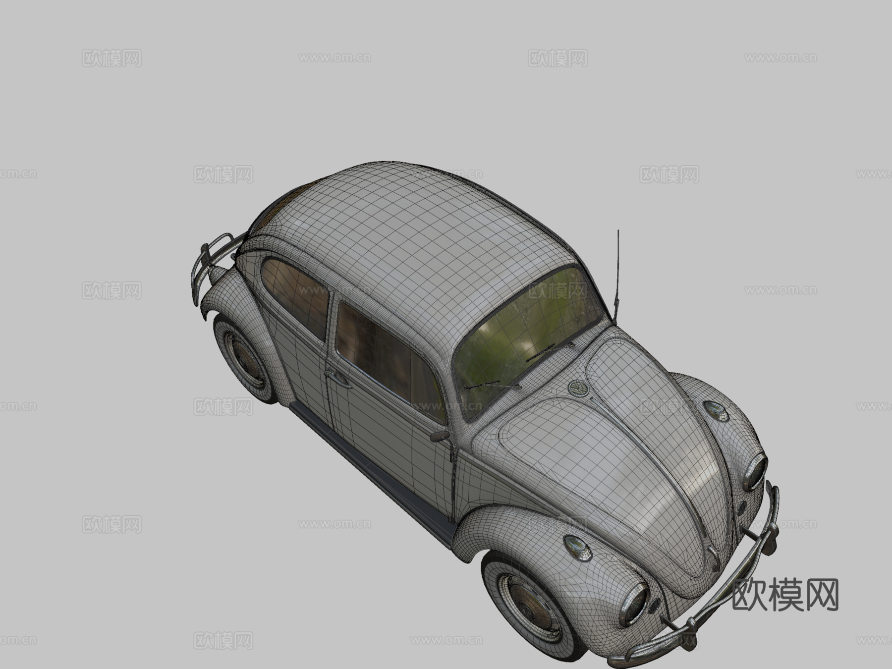 大众甲壳虫su模型