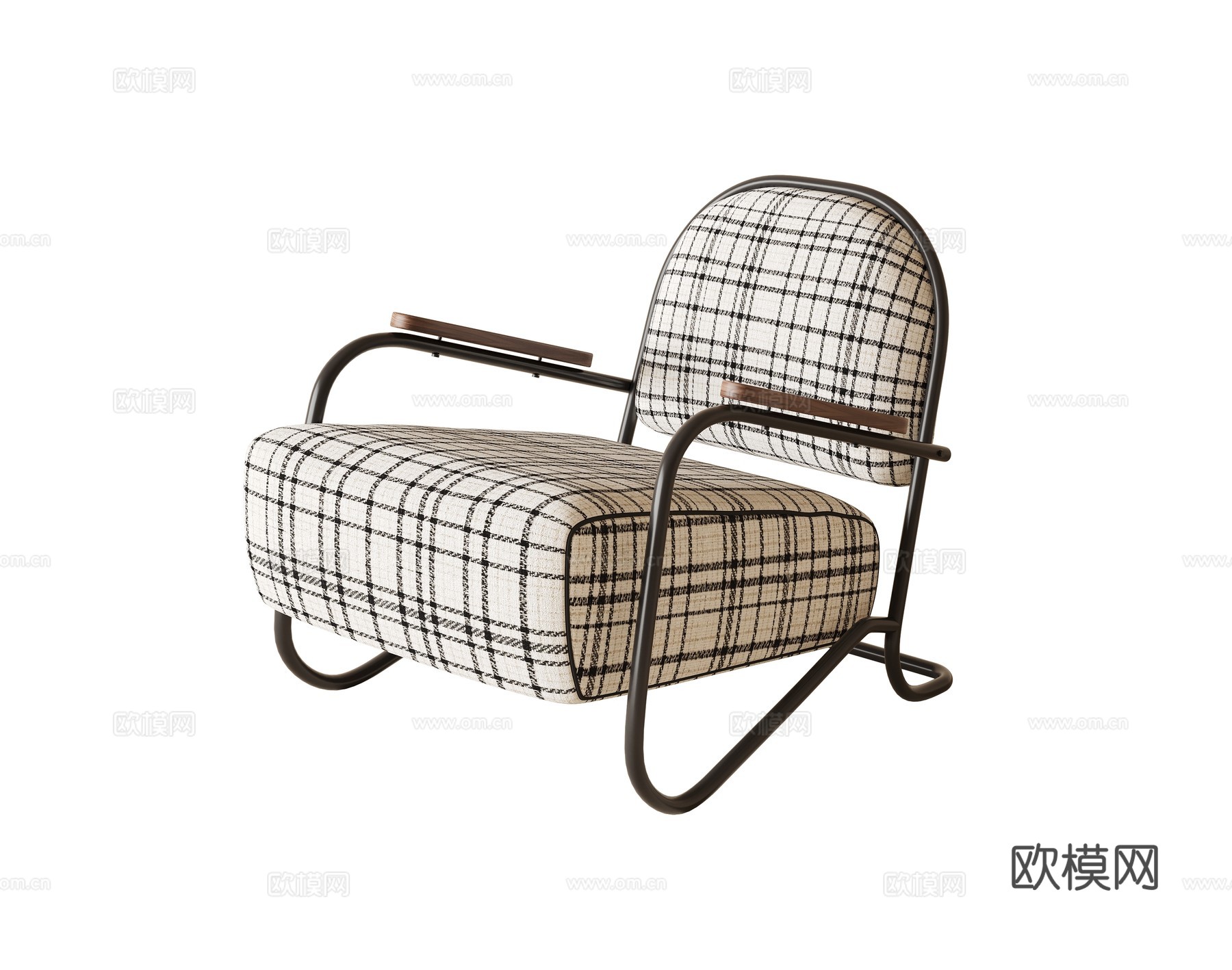 中古风休闲椅su模型