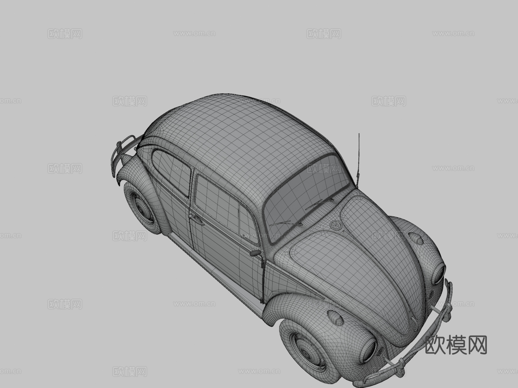 大众甲壳虫su模型