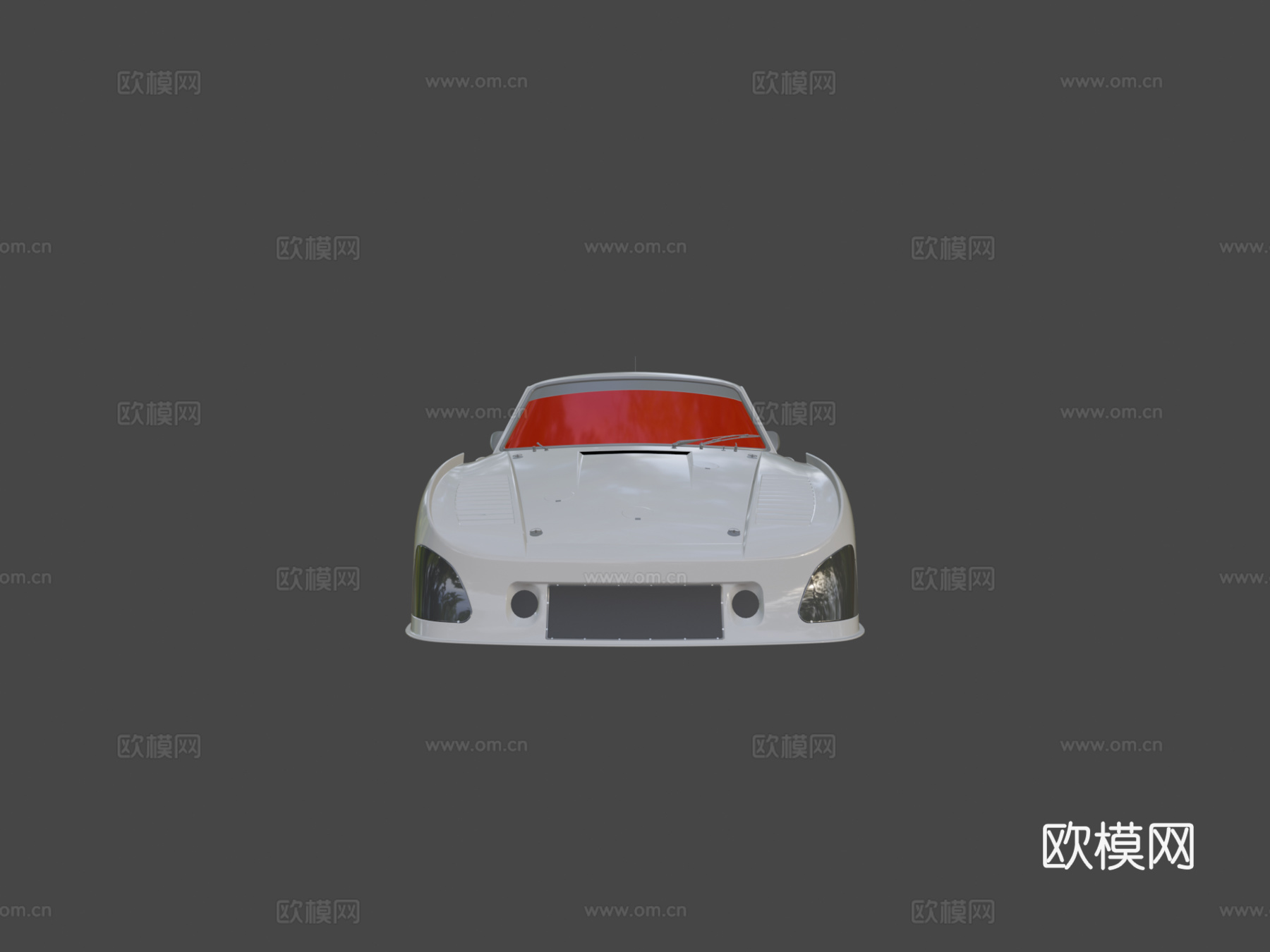 保时捷克雷默赛车935 K3中多边形su模型