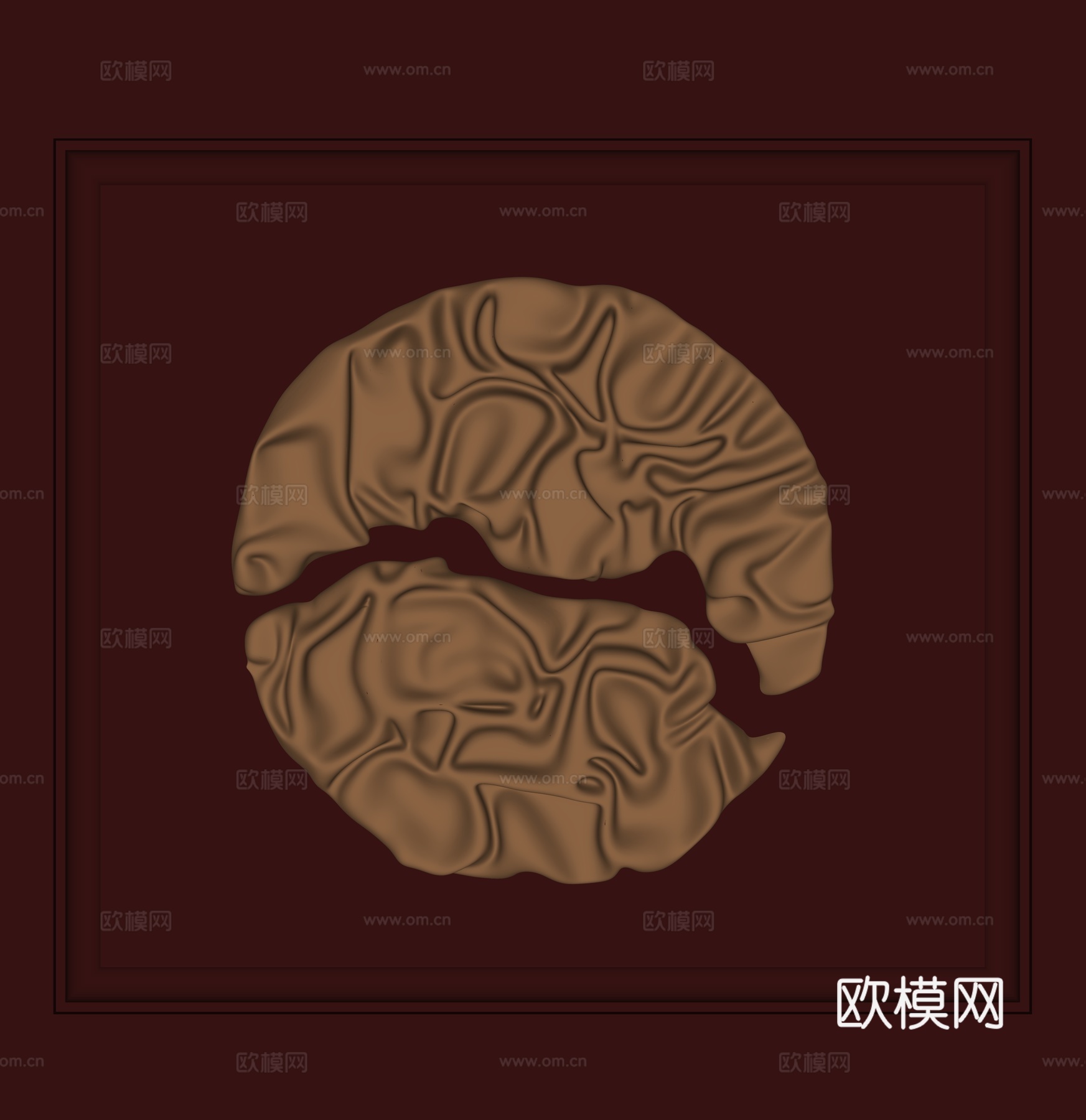 现代墙饰su模型