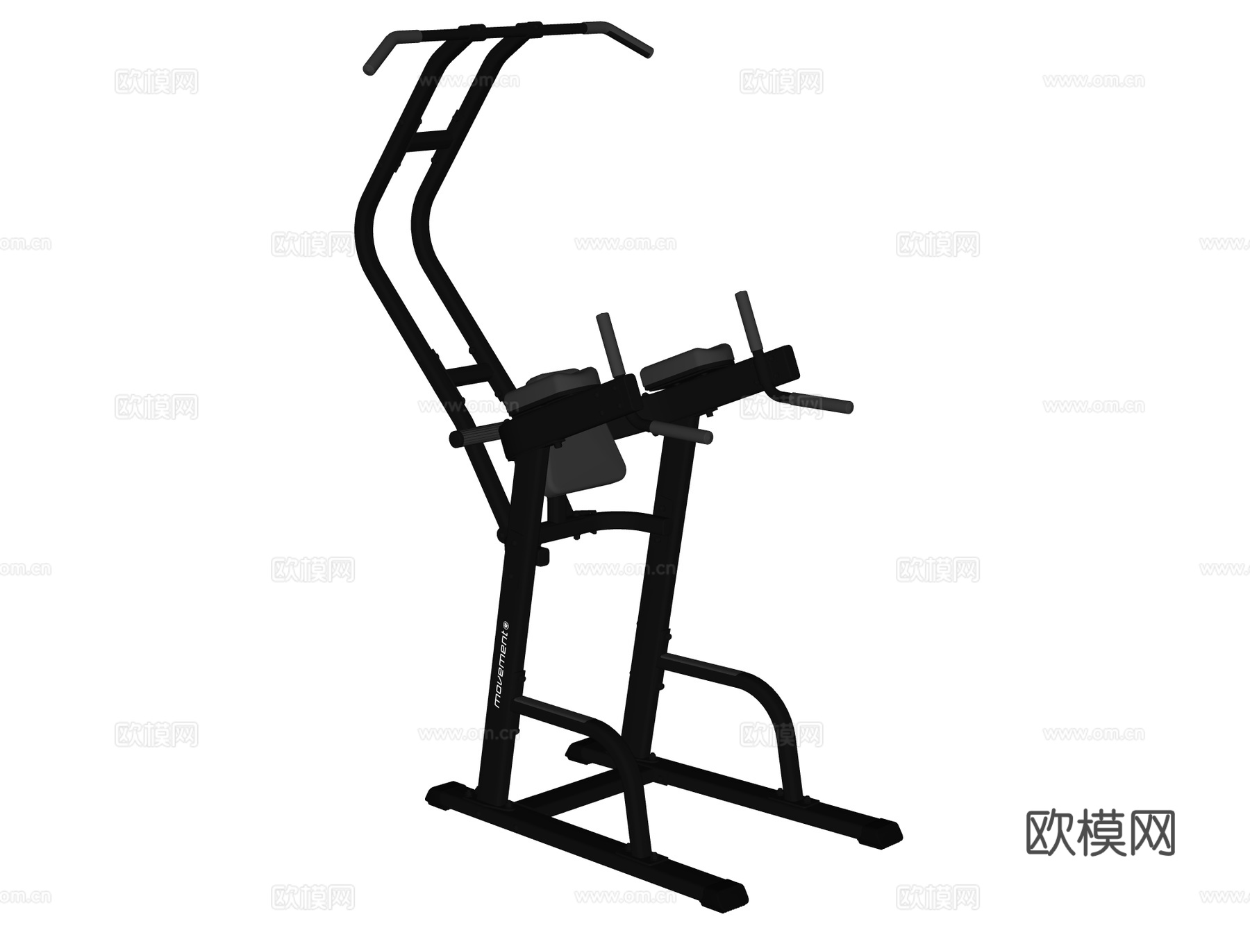 运动器材 健身器材 健身房设备 引体向上器su模型