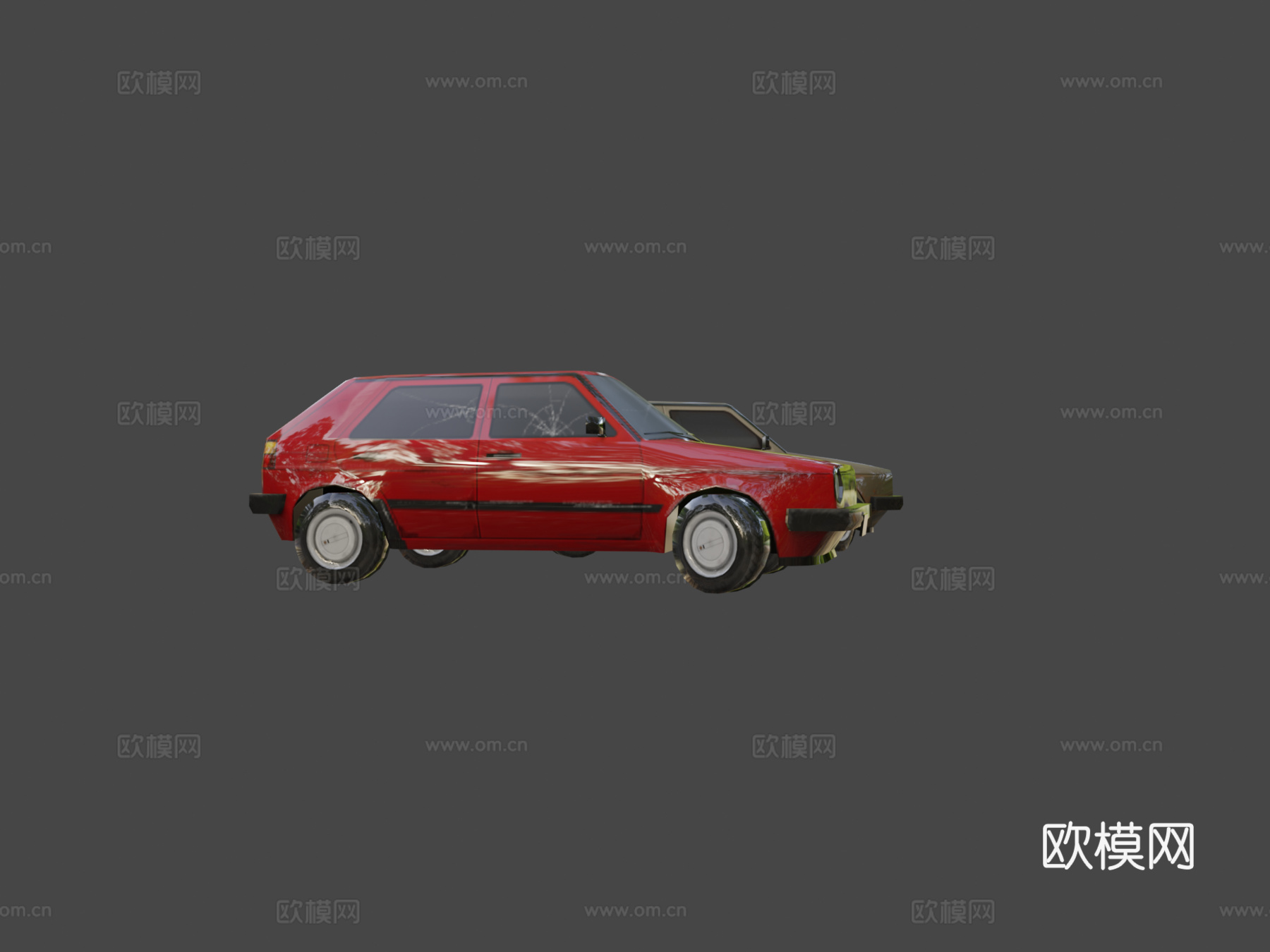 '88大众高尔夫Mk2su模型