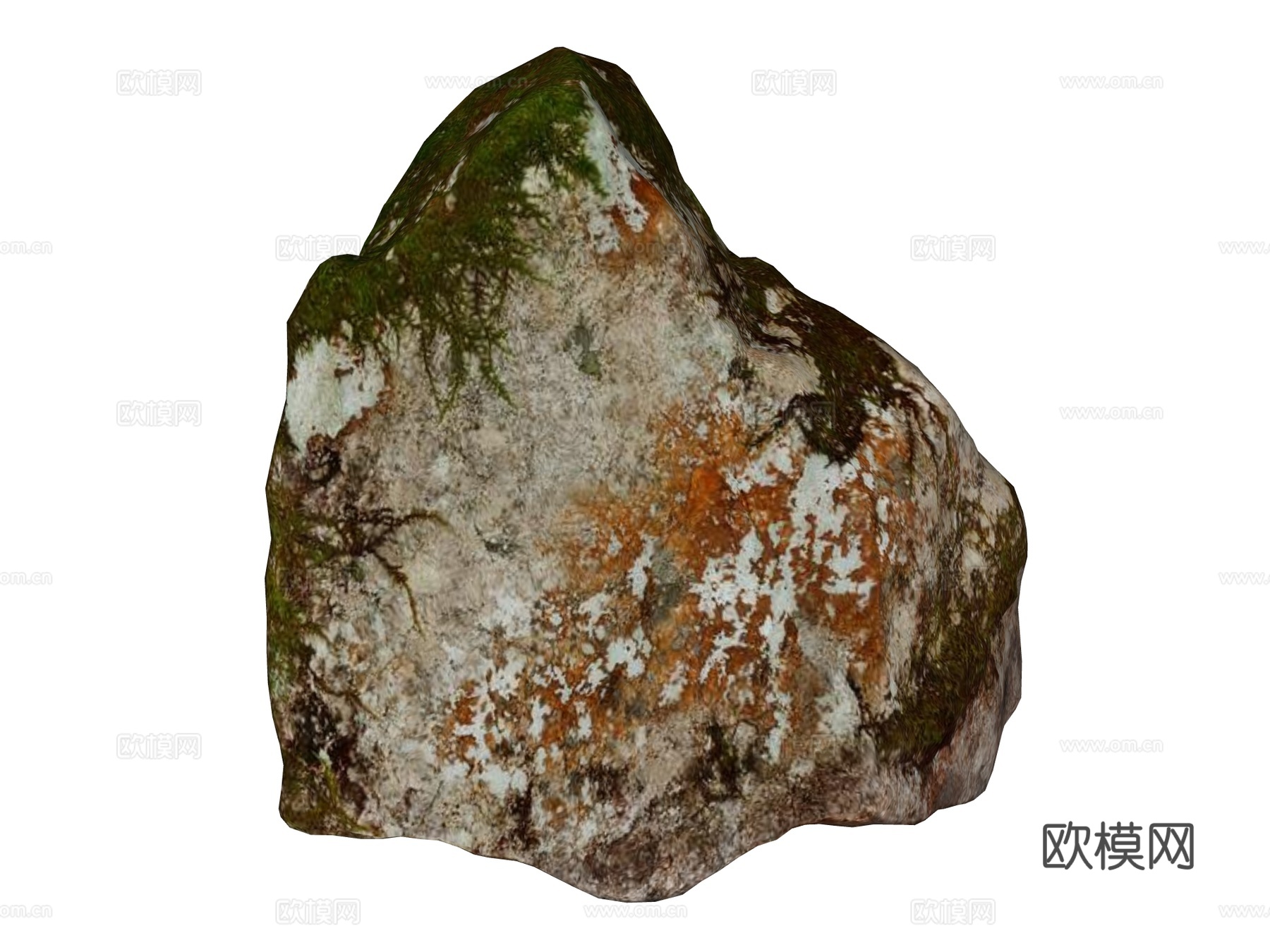 景观石 假山石头 园林景观su模型