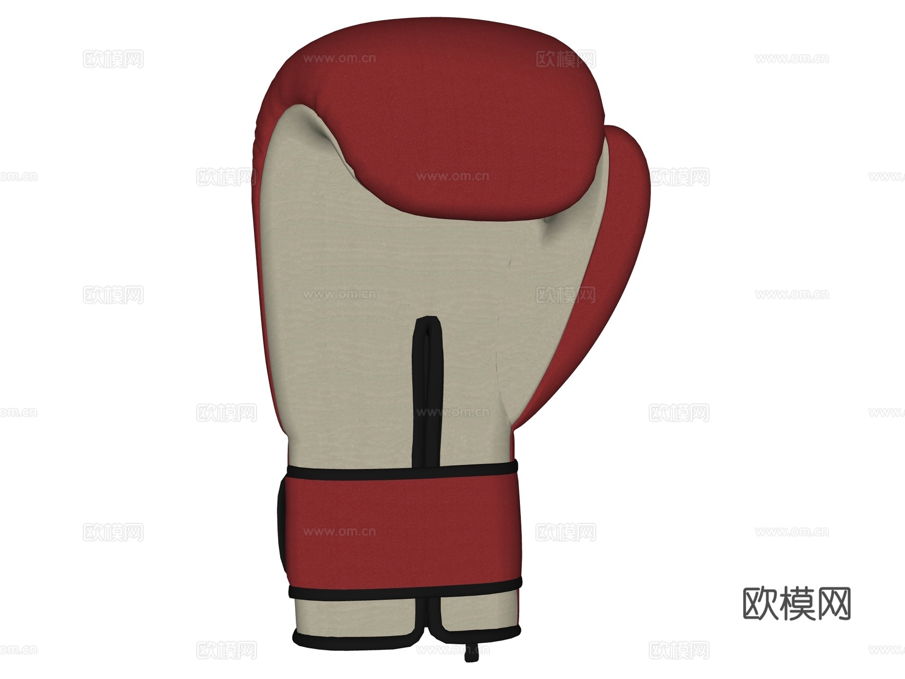 运动器材 健身器材 拳击手套su模型