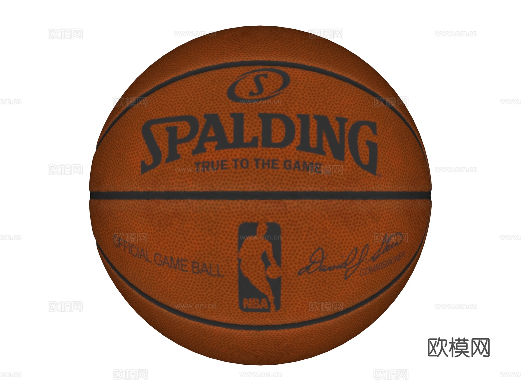 运动器材 健身器材 NBA篮球su模型