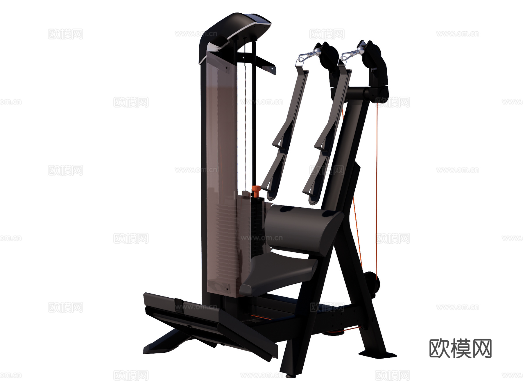 运动器材 健身器材 健身房设备su模型