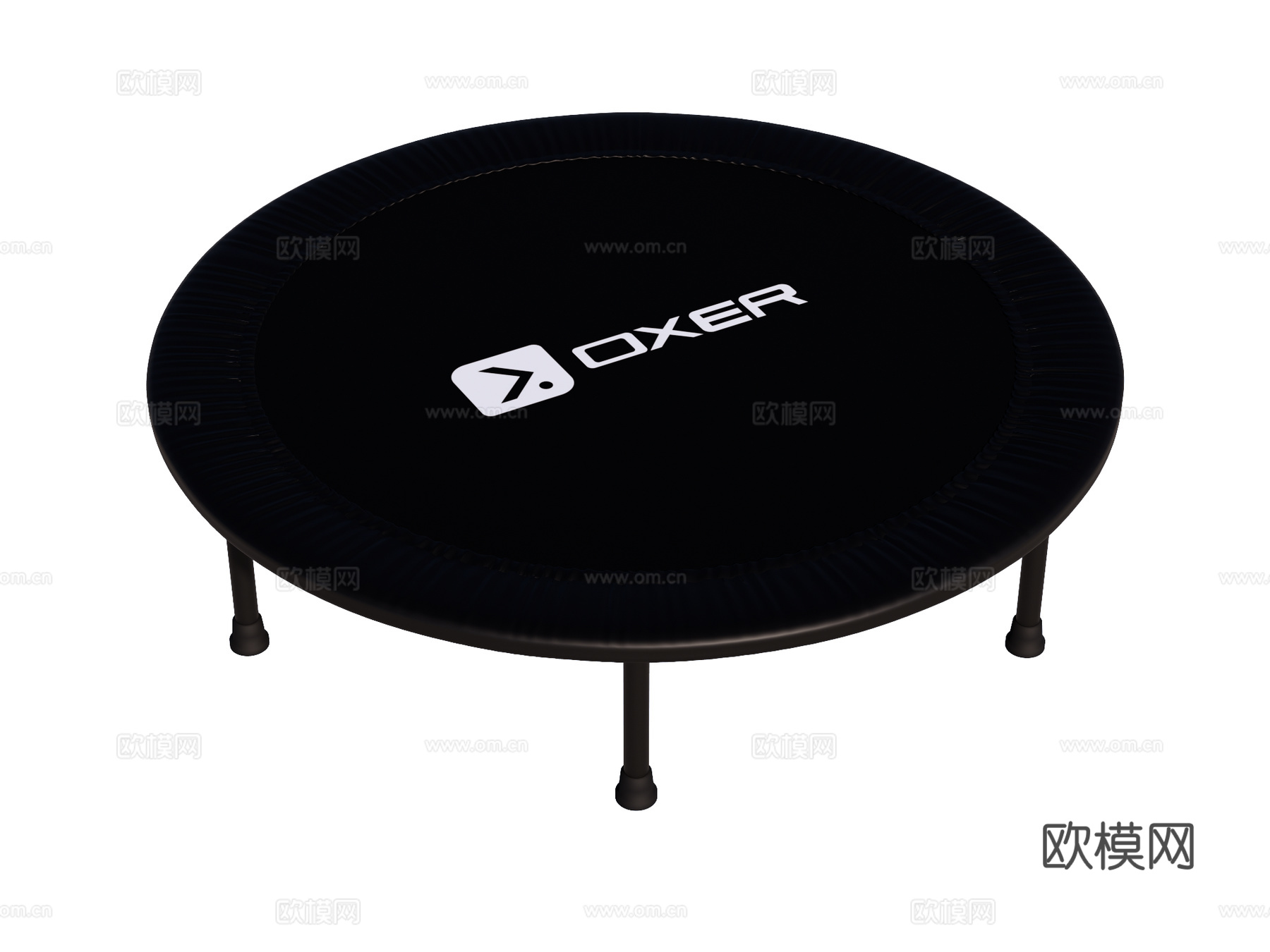 运动器材 健身器材 蹦床su模型