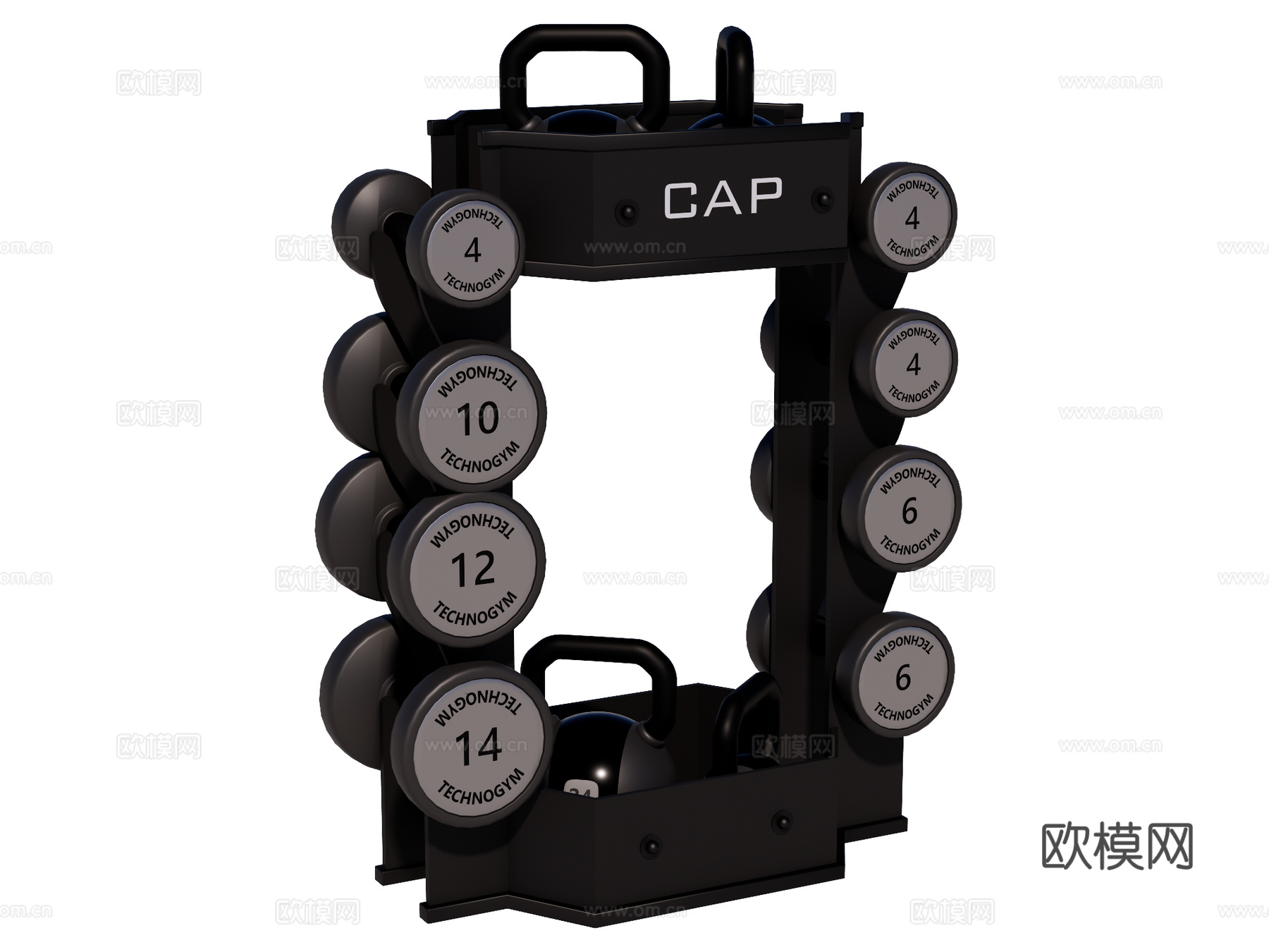 运动器材 健身器材 健身房设备 哑铃su模型