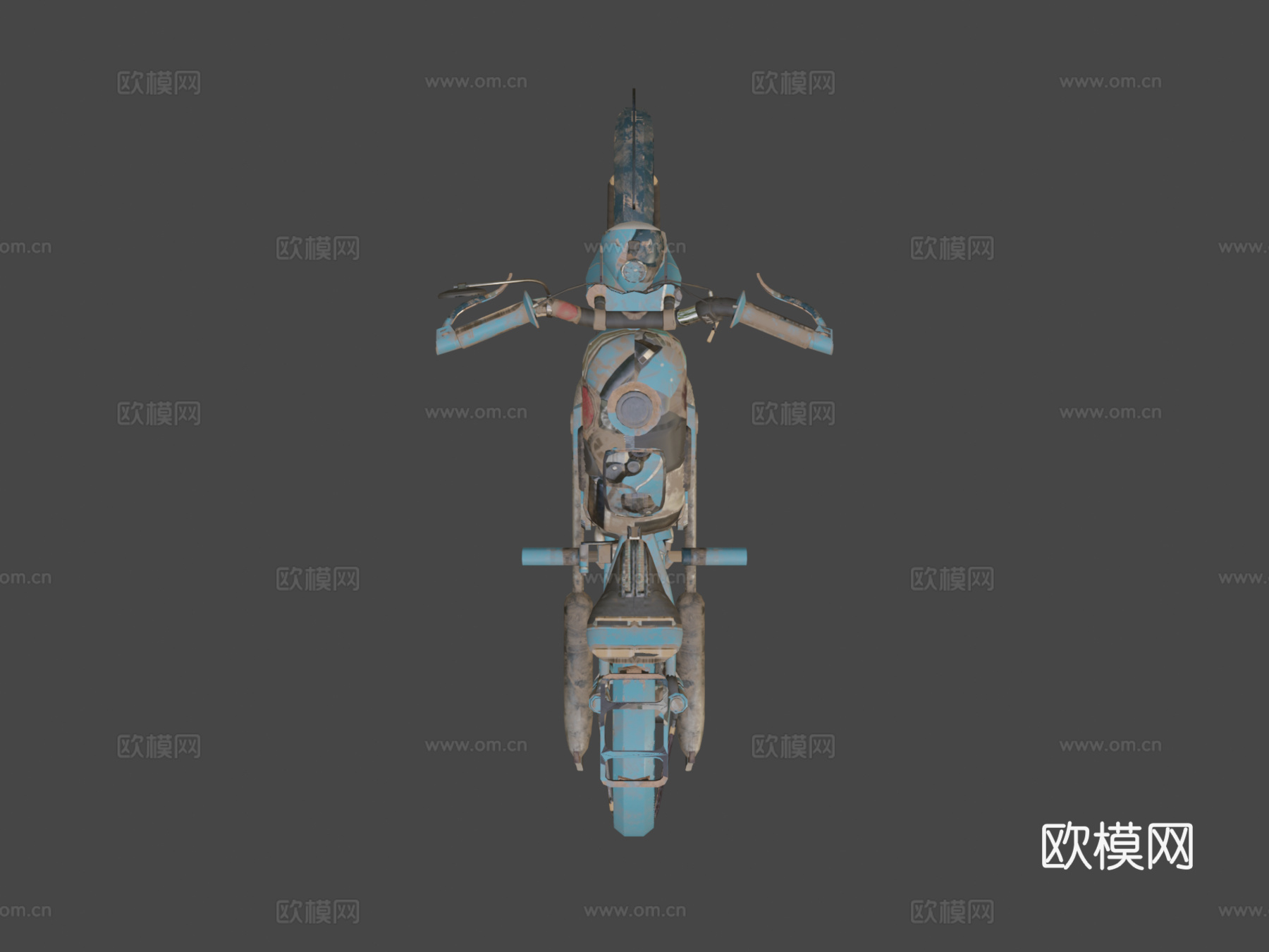 宝马摩托车su模型