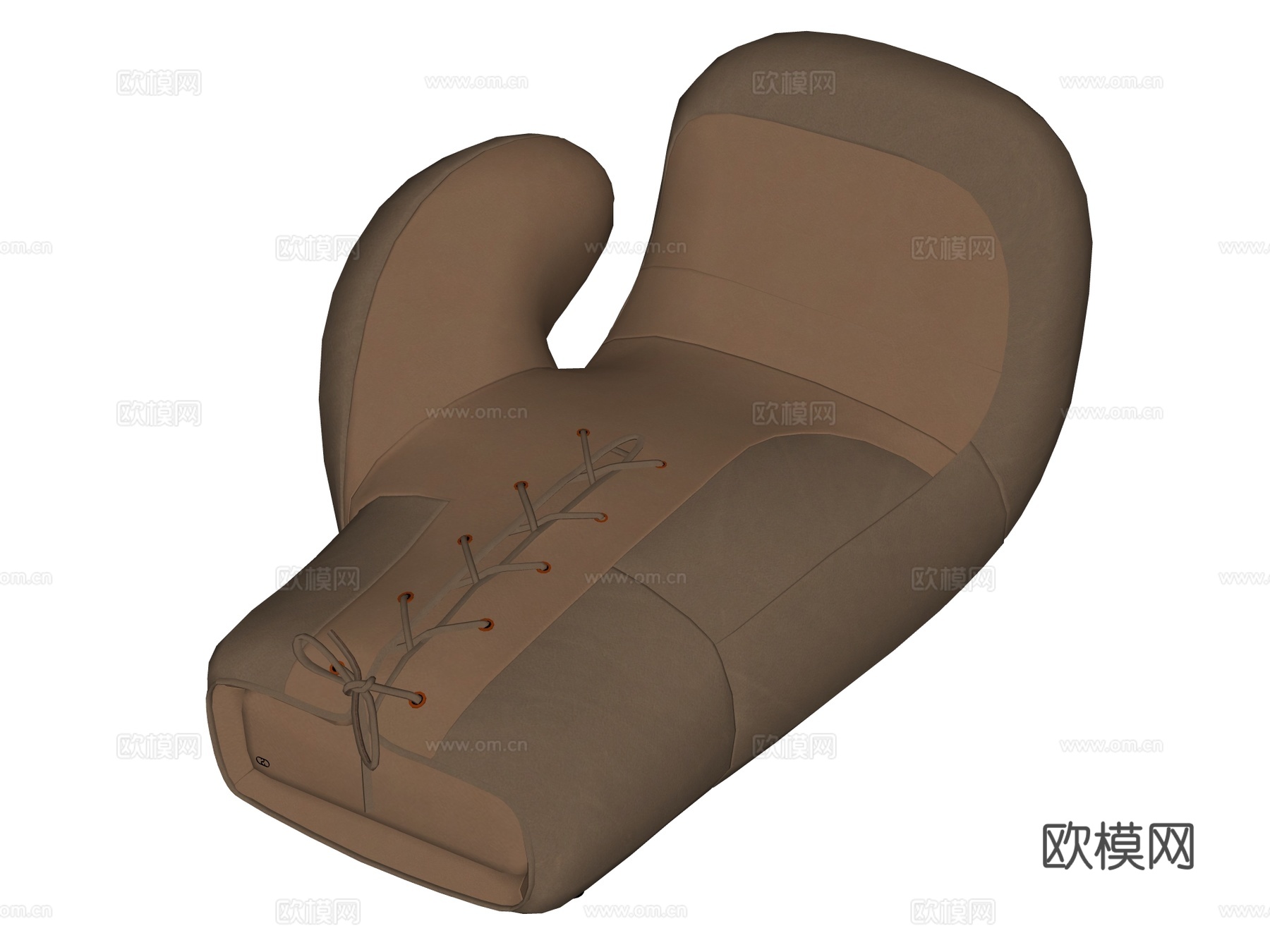 运动器材 健身器材 拳击手套su模型