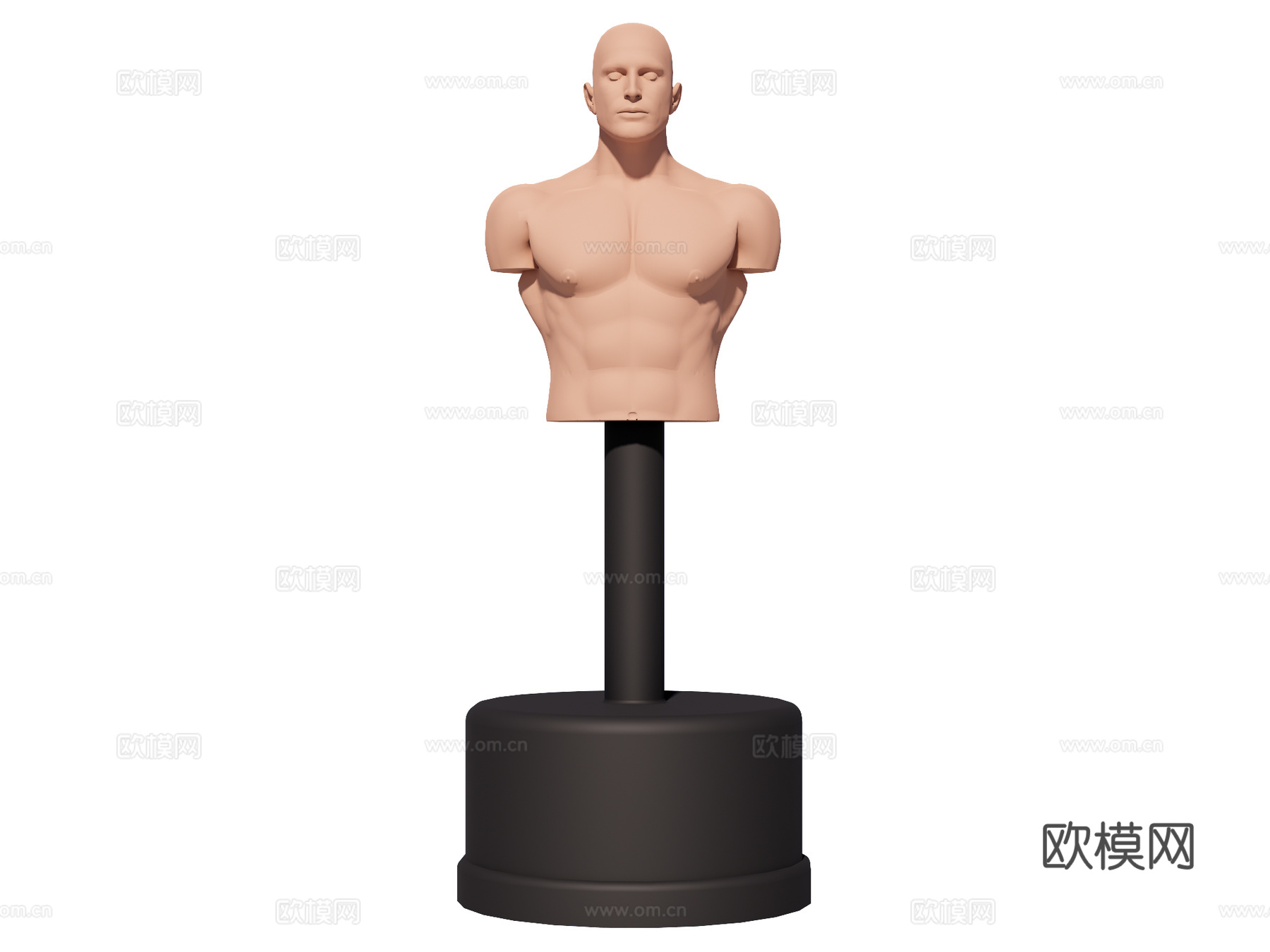 运动器材 健身器材 健身房设备 人形沙包 拳击沙袋su模型