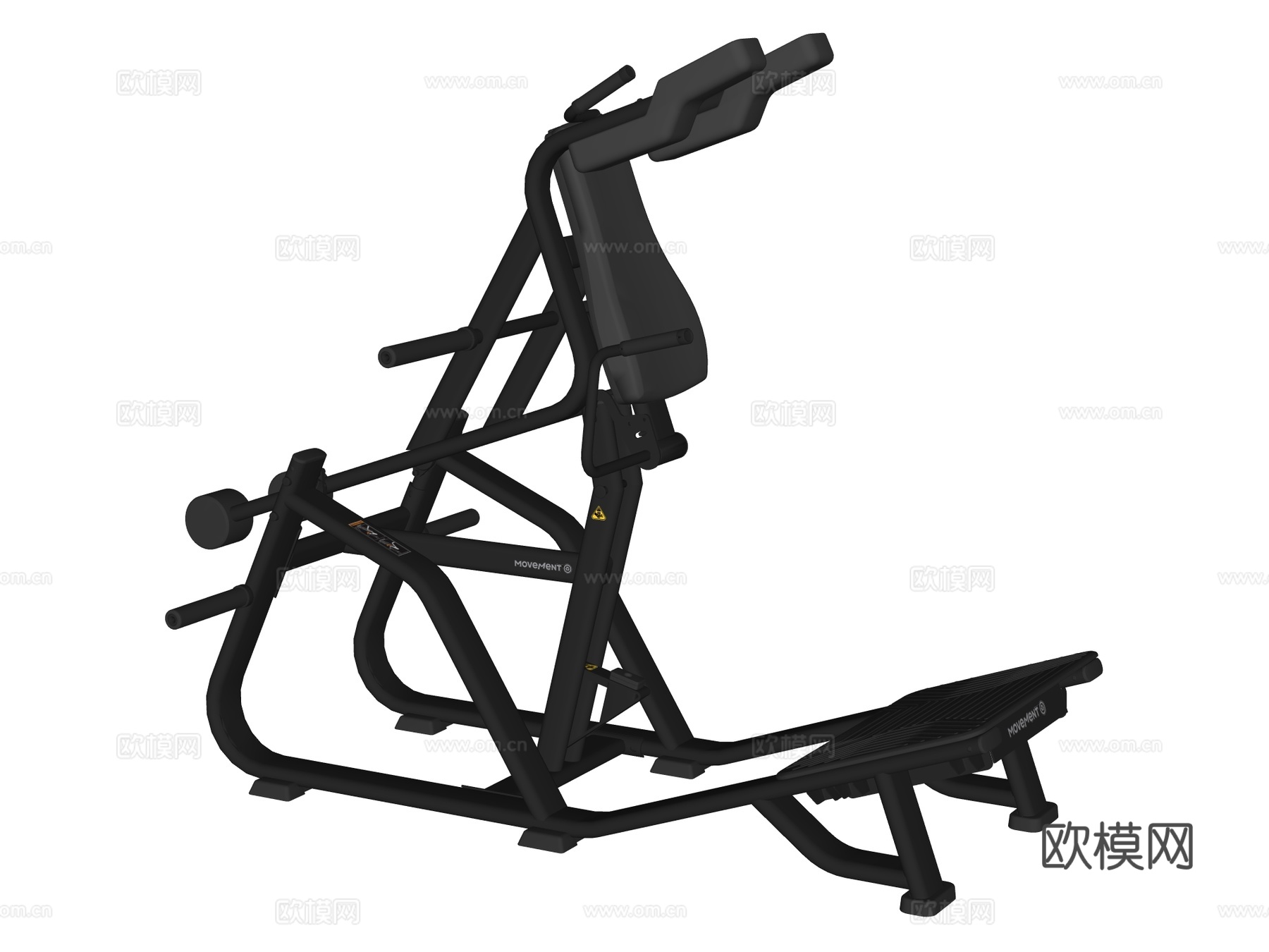 运动器材 健身器材 健身房设备su模型