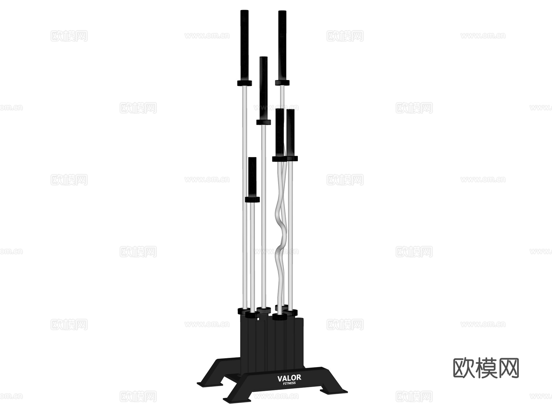 运动器材 健身器材 健身房设备su模型