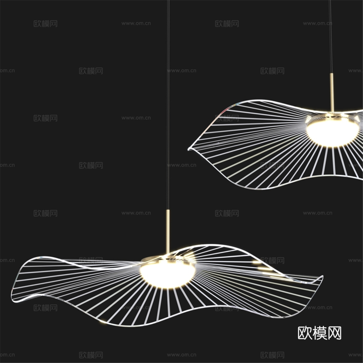 ROSEL 吊灯3d模型