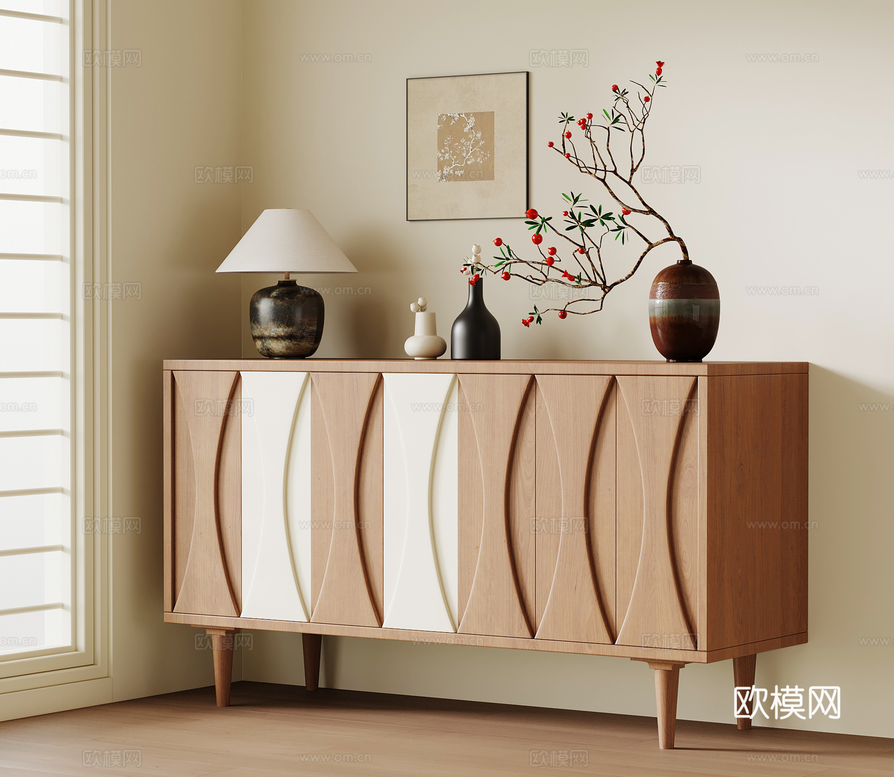 中古玄关柜su模型