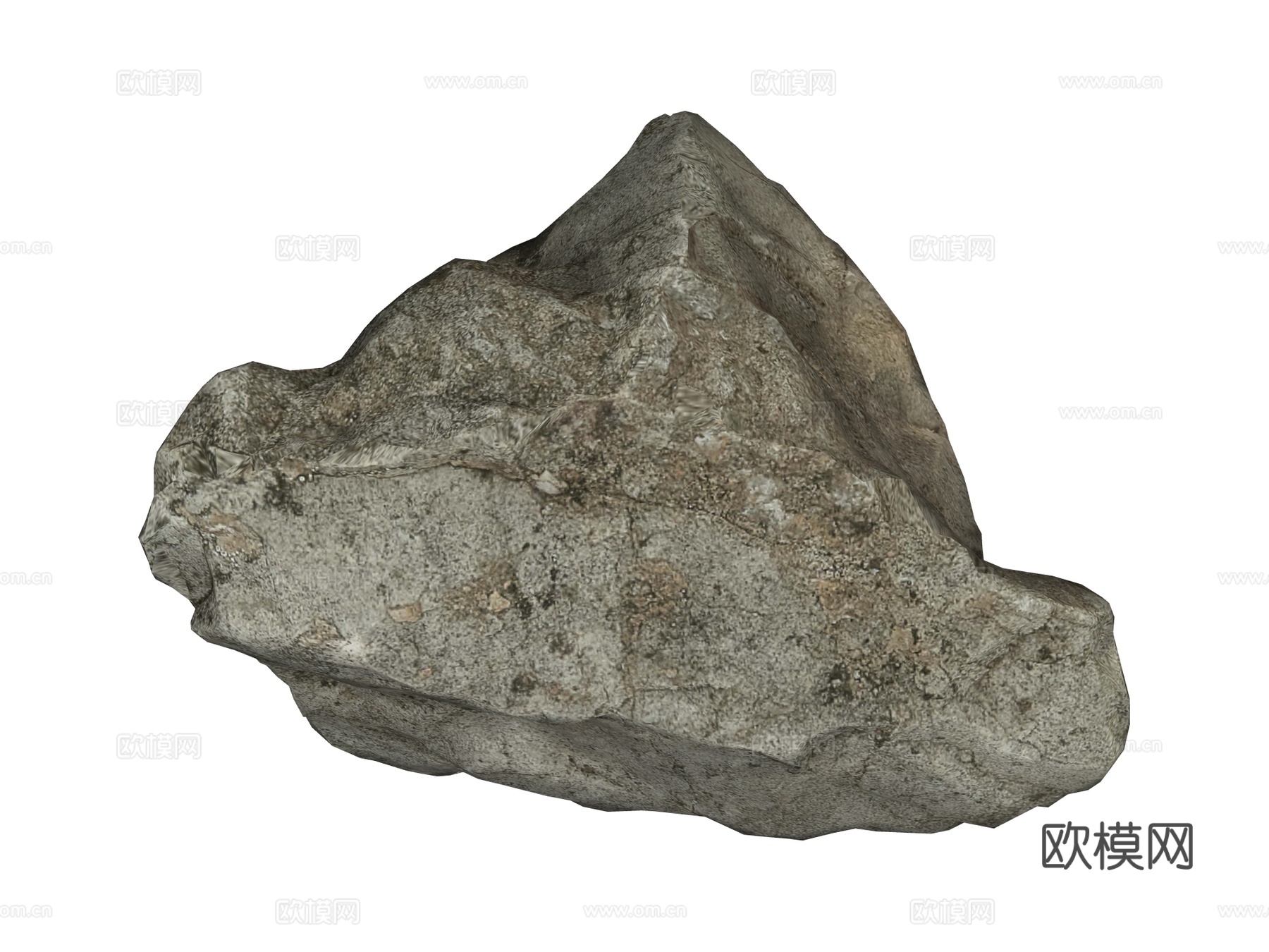 景观石 假山石头 园林景观su模型