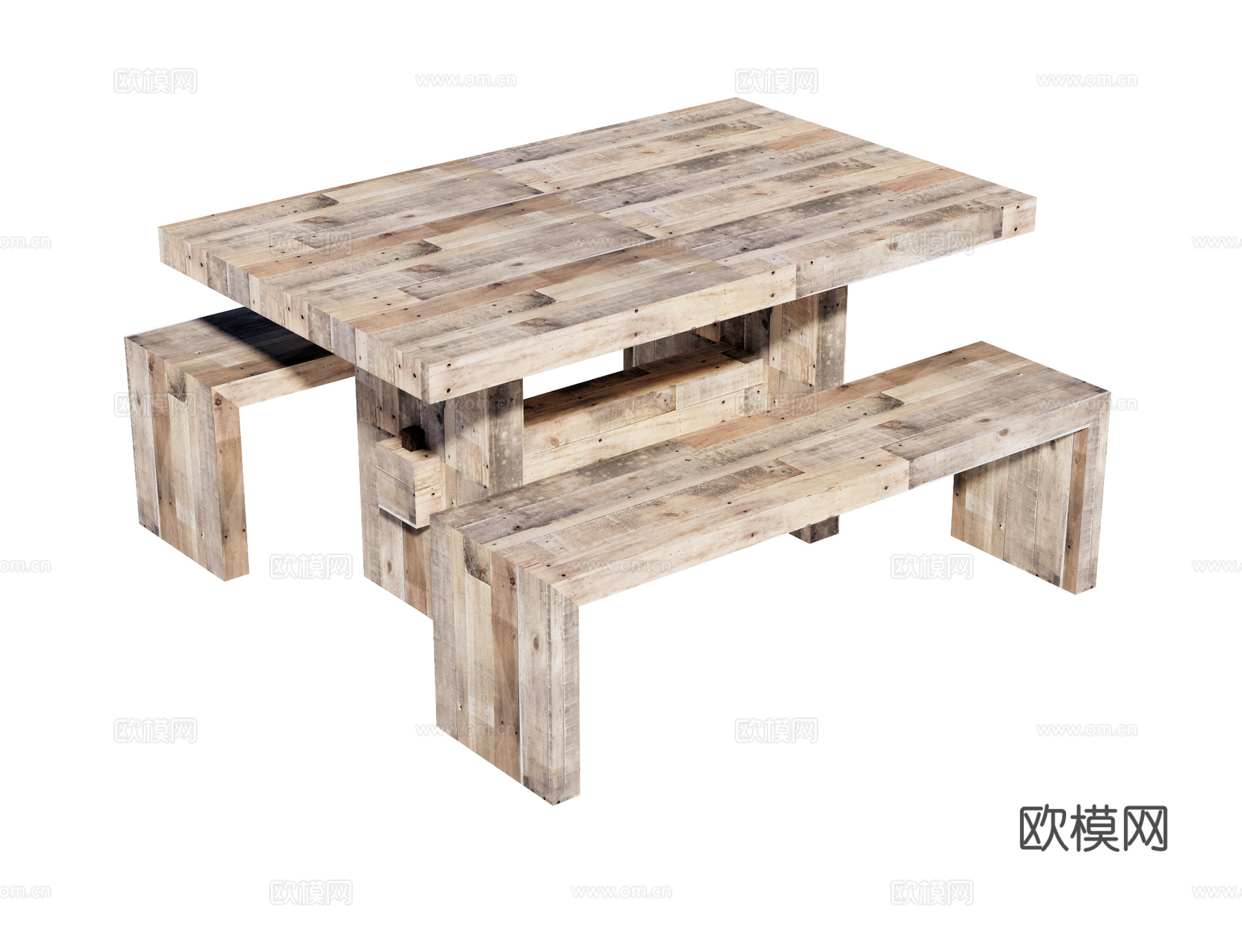 户外桌椅 休闲桌椅su模型