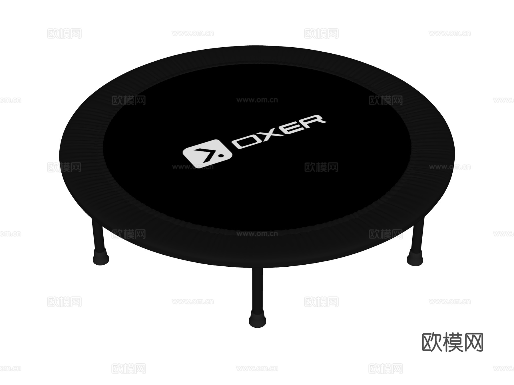 运动器材 健身器材 蹦床su模型