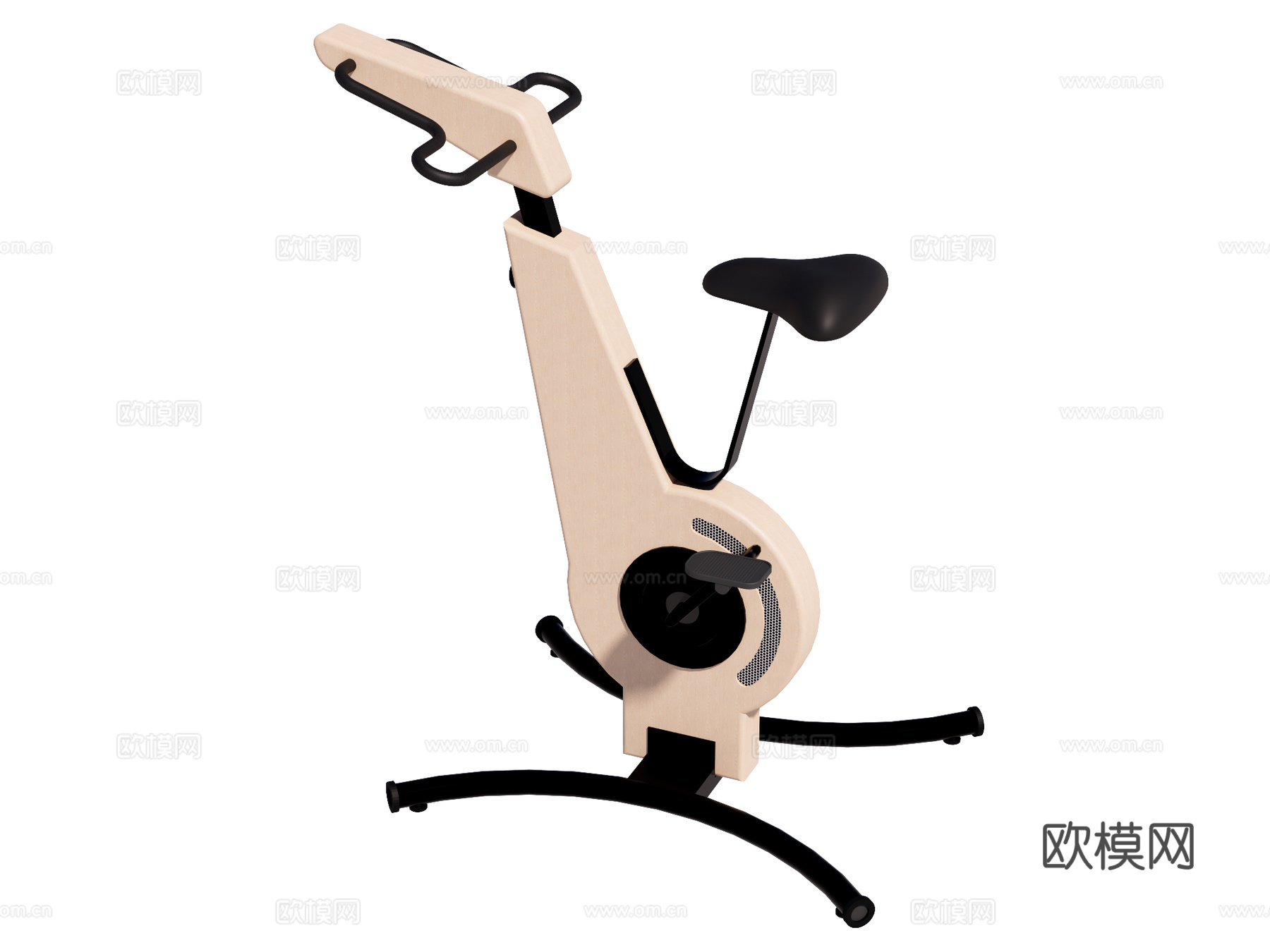 运动器材 健身器材 健身房设备 动感单车su模型su模型