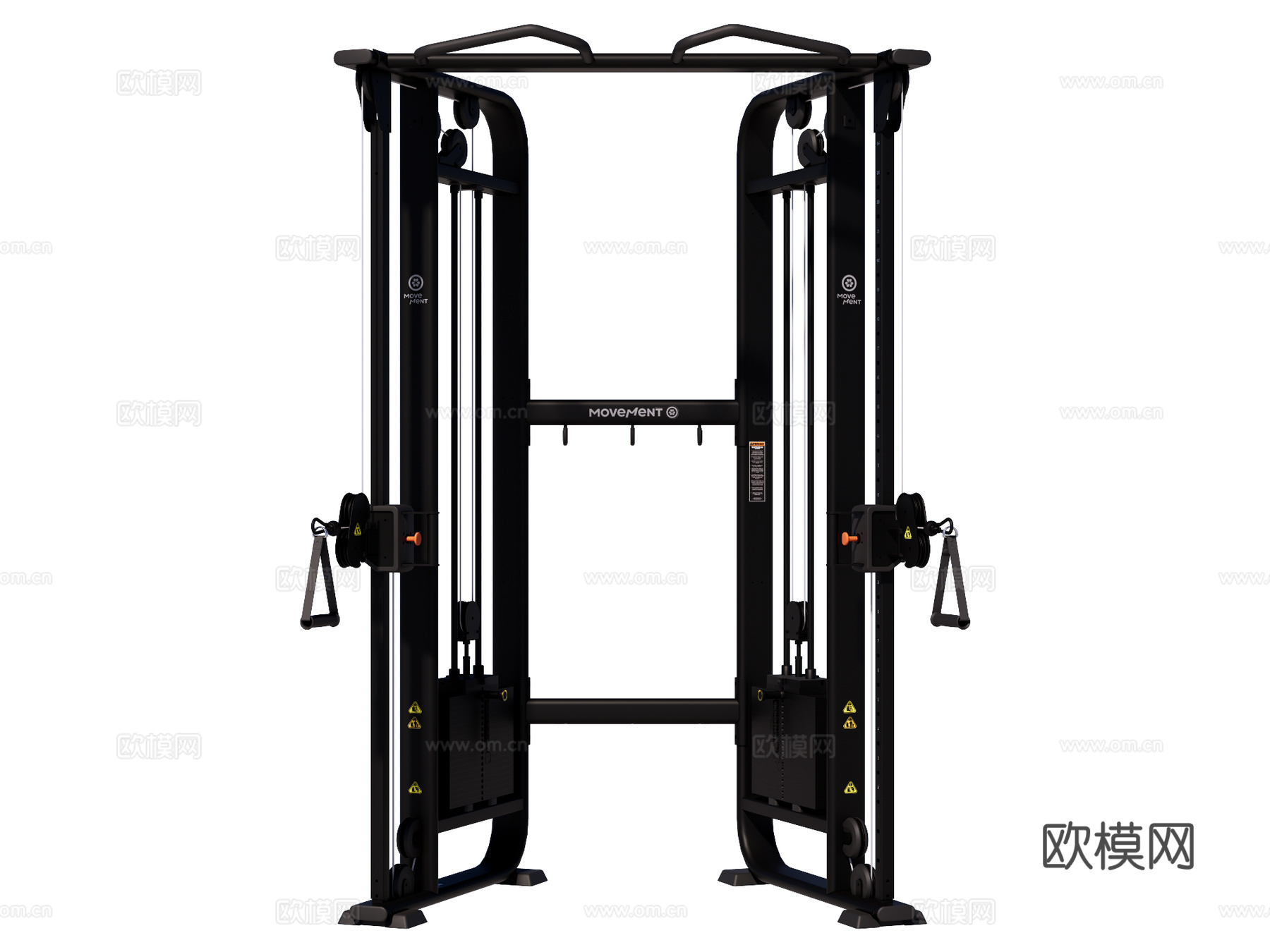 运动器材 健身器材 健身房设备 小龙门架su模型