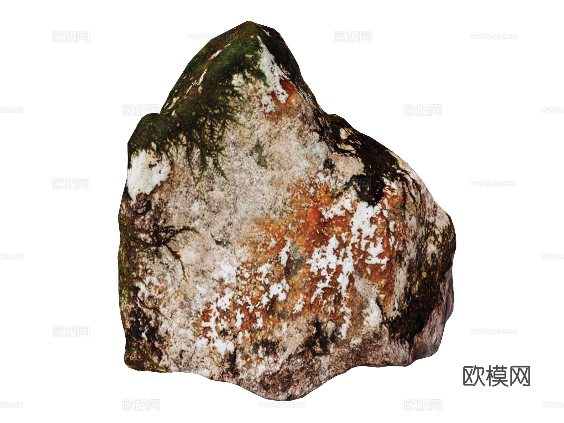 景观石 假山石头 园林景观su模型