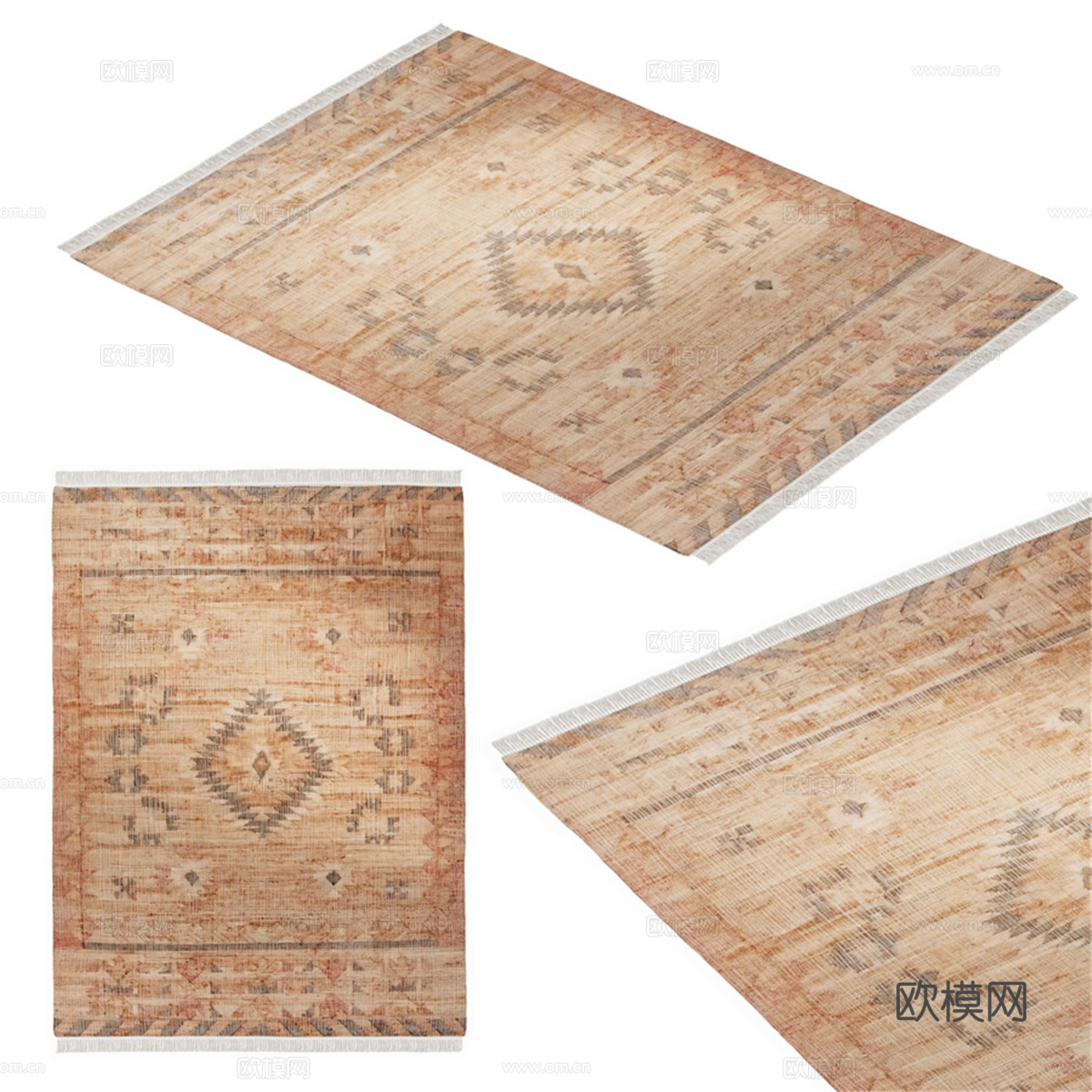 Navaja XXL 仿旧效果地毯3d模型