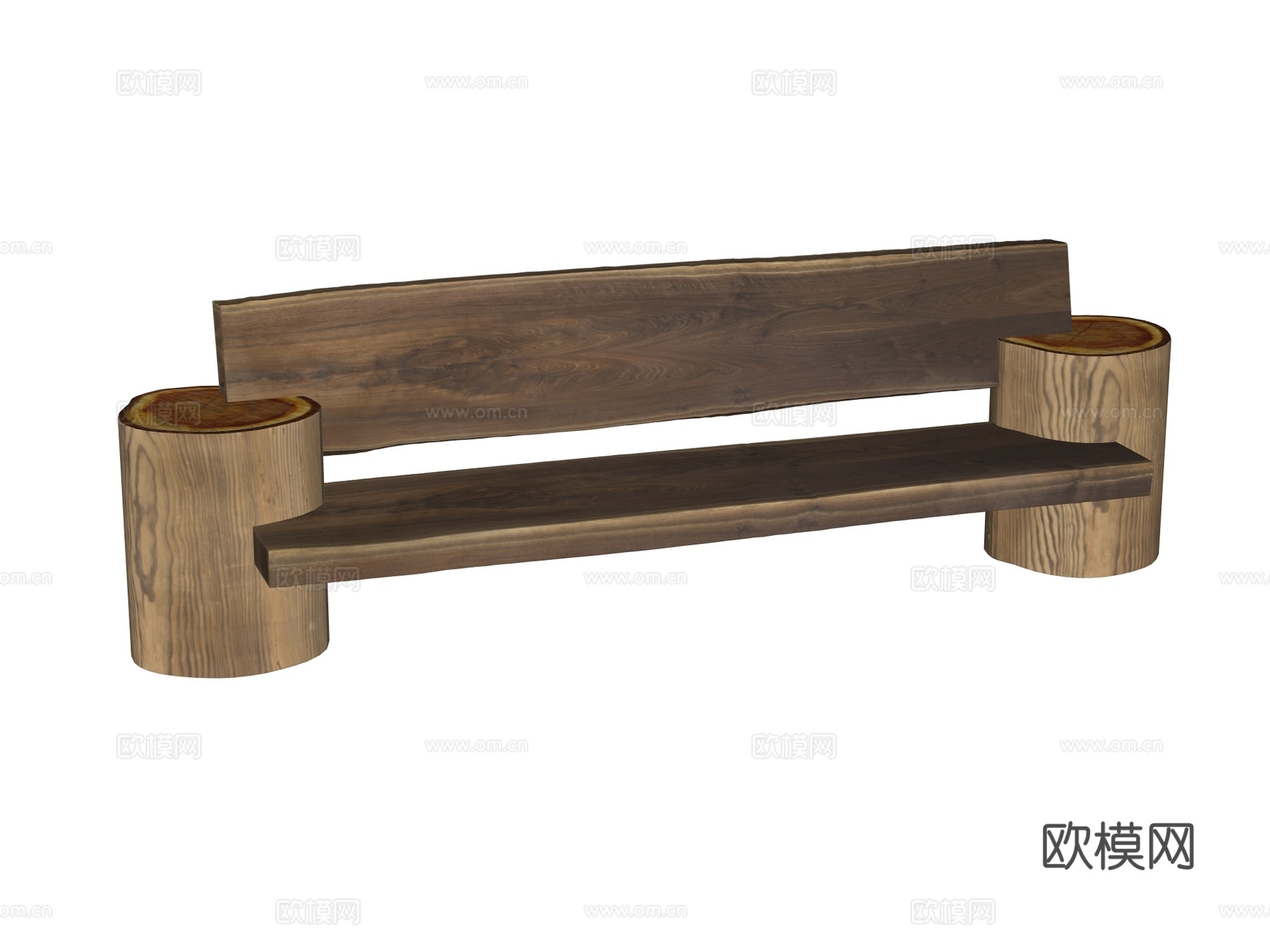 长凳 长椅 公园长椅su模型