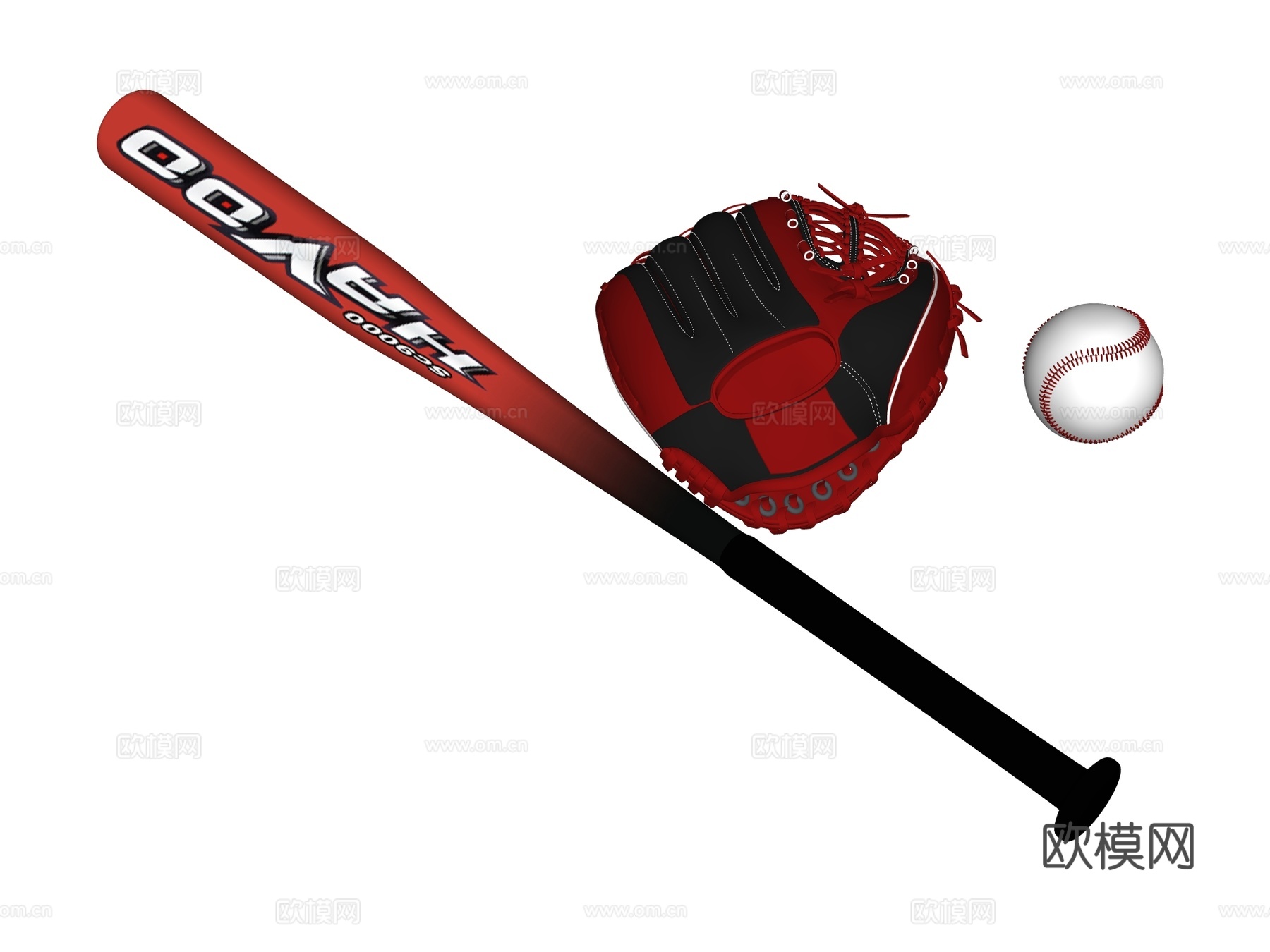 运动器材 健身器材 棒球棍su模型