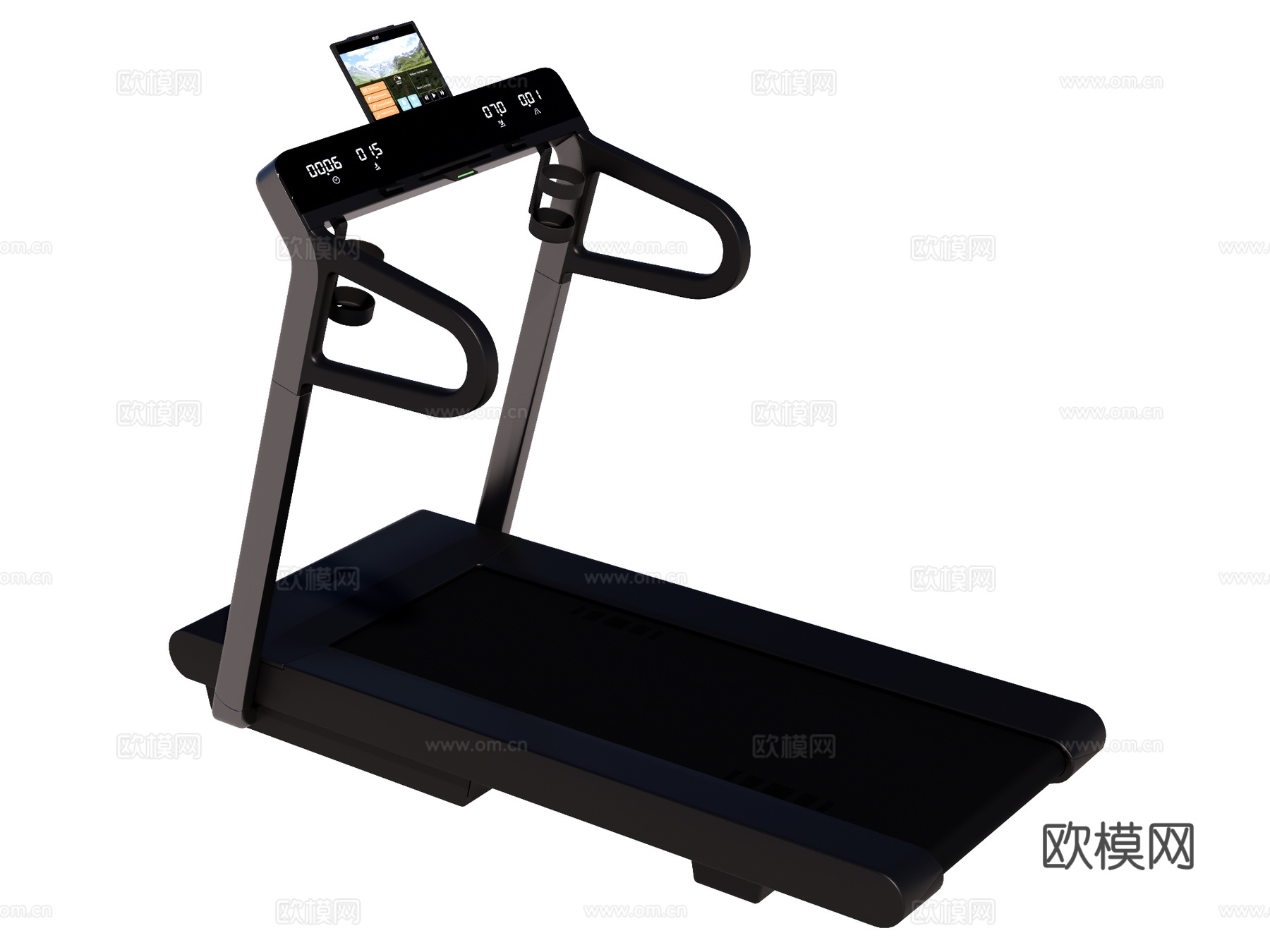运动器材 健身器材 健身房设备 泰诺健 跑步机su模型