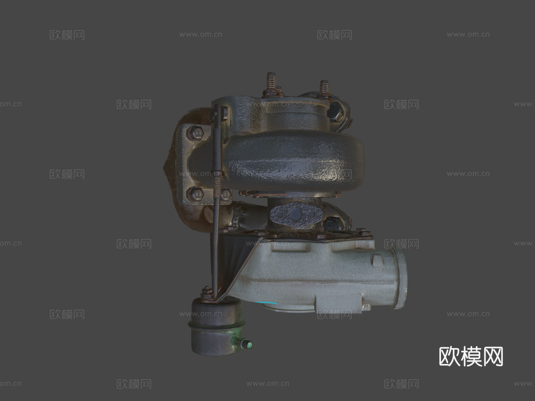 涡轮增压器-游戏道具su模型