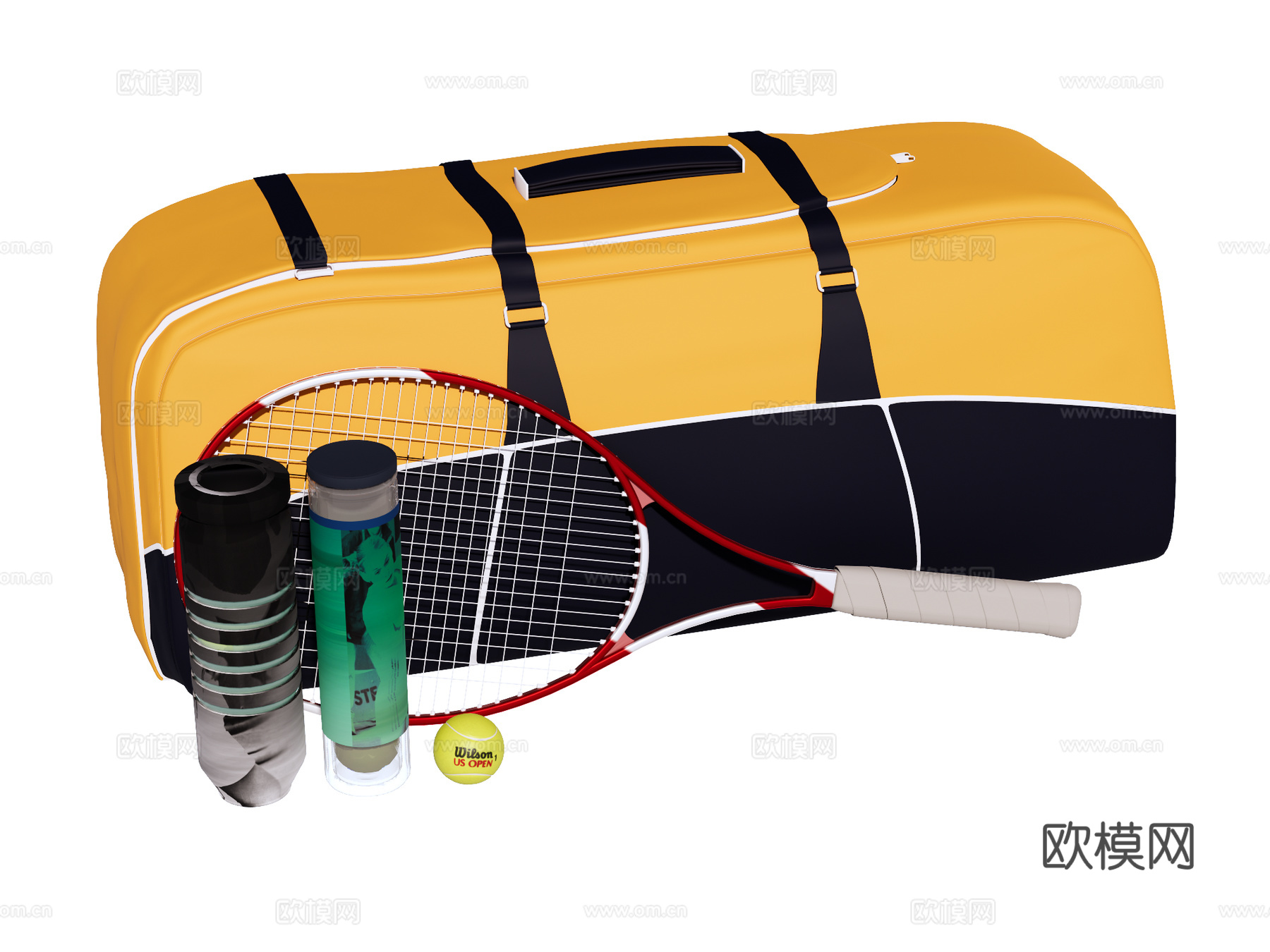 运动器材 健身器材 网球su模型