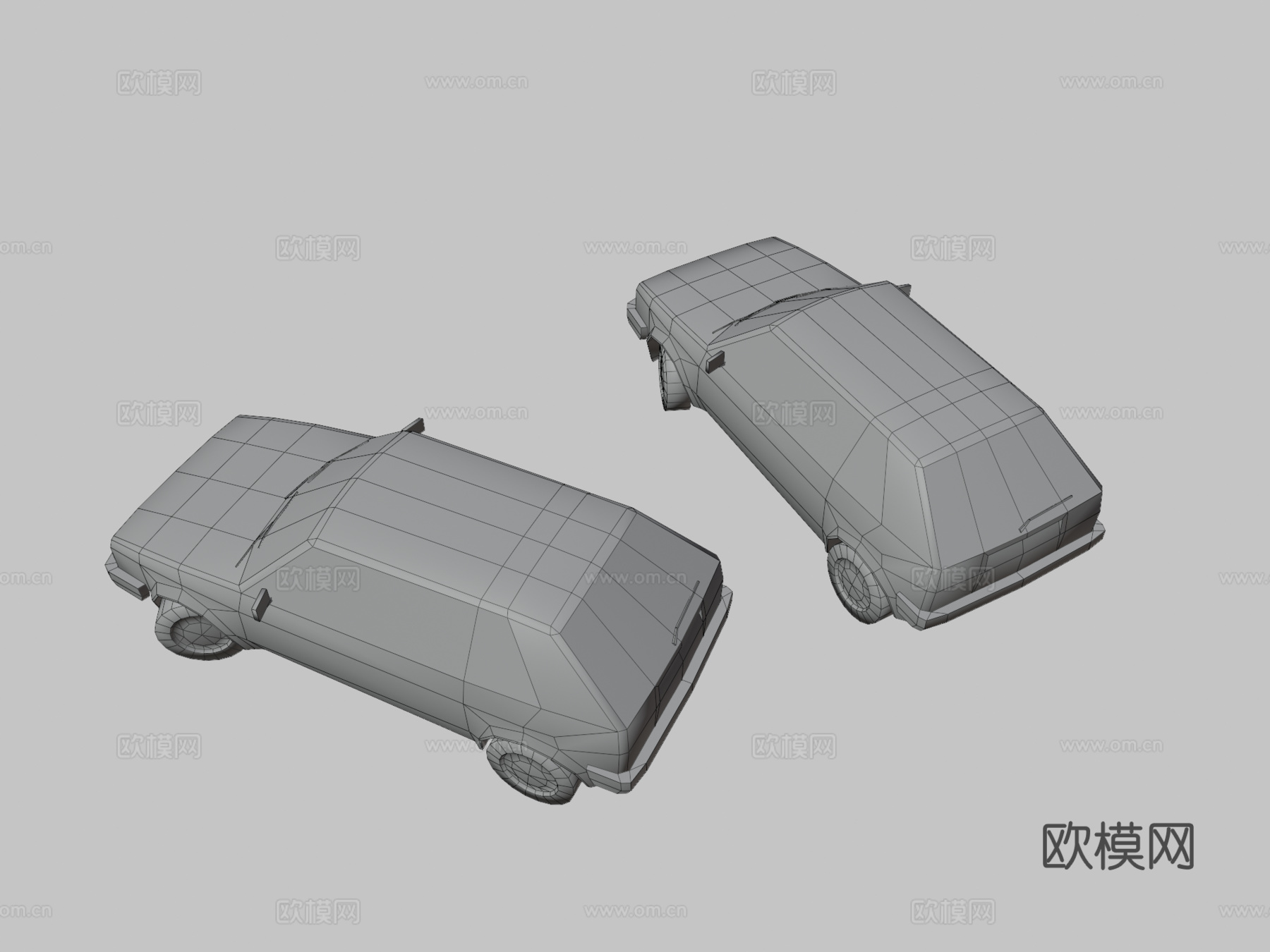 '88大众高尔夫Mk2su模型