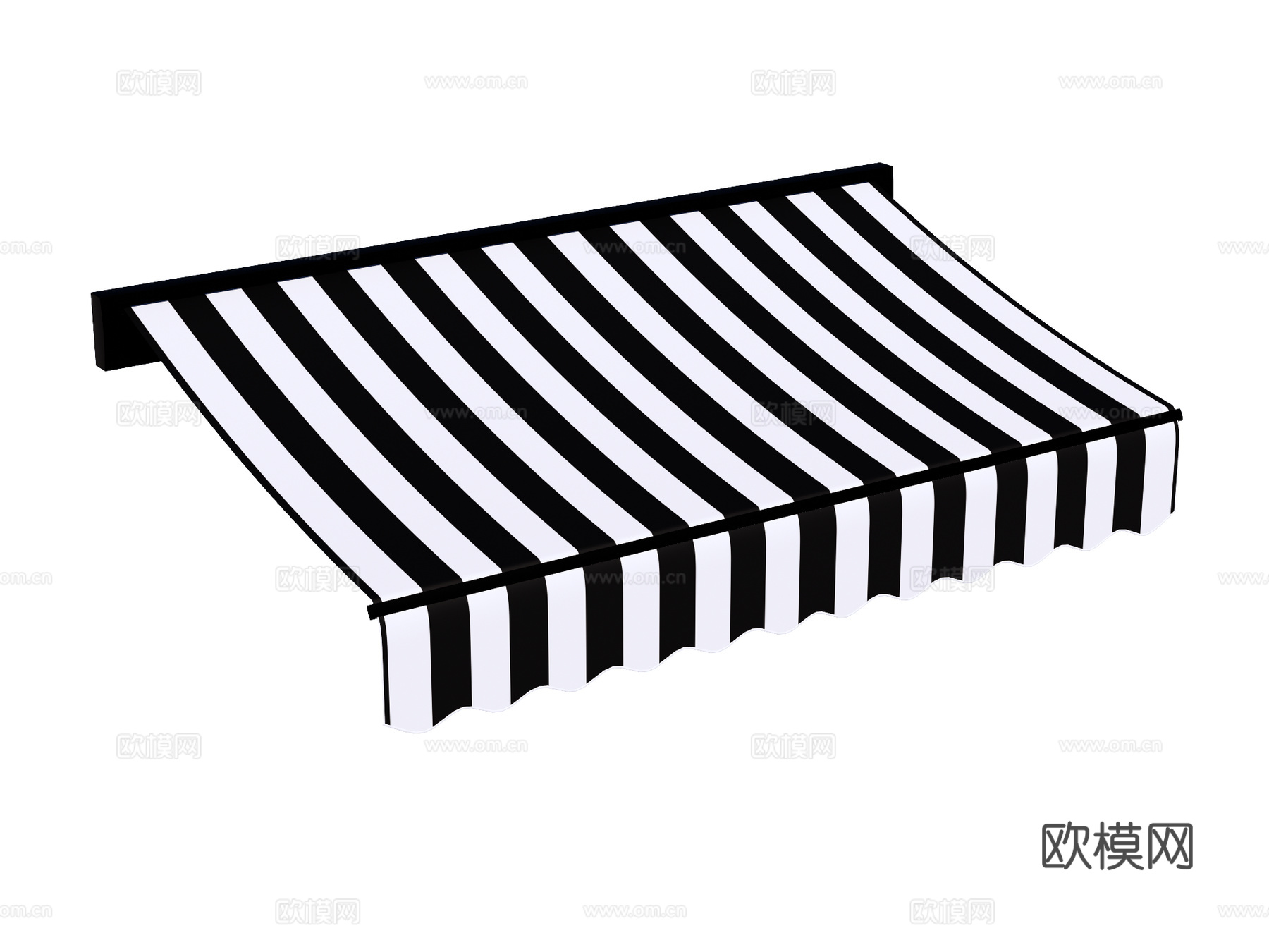 遮阳棚 商店遮阳棚 雨棚su模型