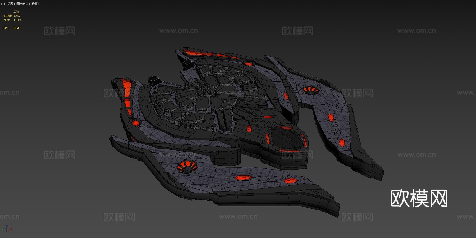 飞船-邪恶（重力）su模型