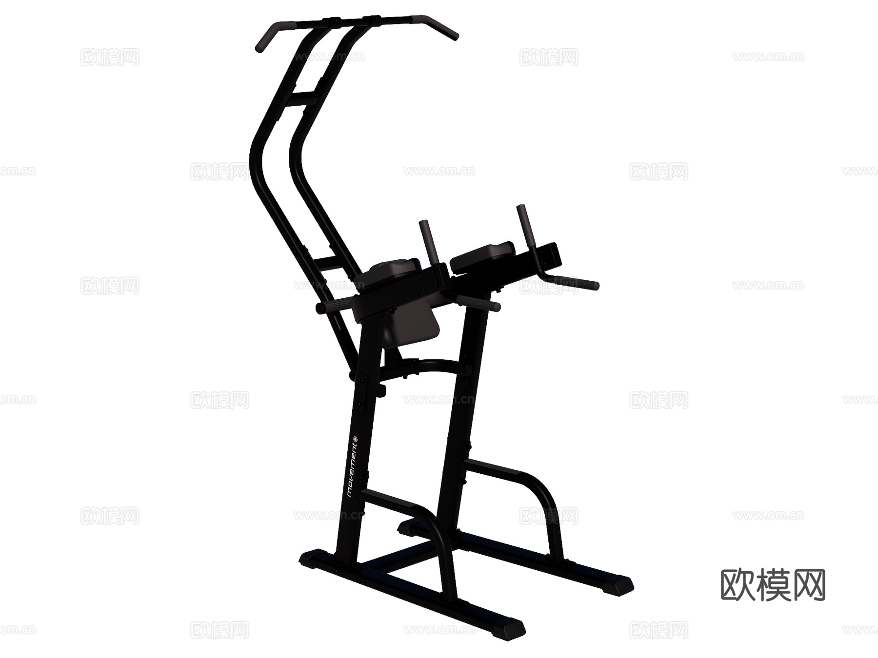 运动器材 健身器材 健身房设备 引体向上器su模型