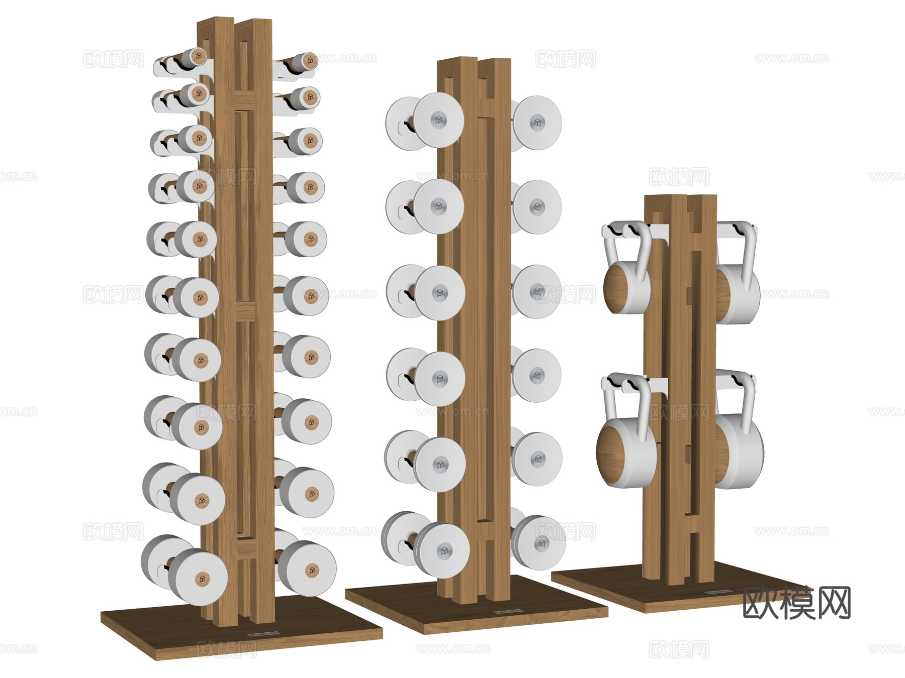 运动器材 健身器材 健身房设备su模型
