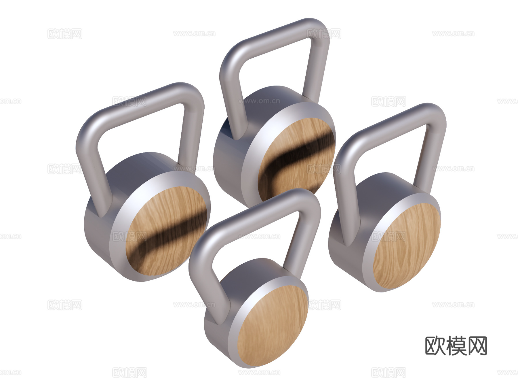 运动器材 健身器材 健身房设备 壶铃su模型