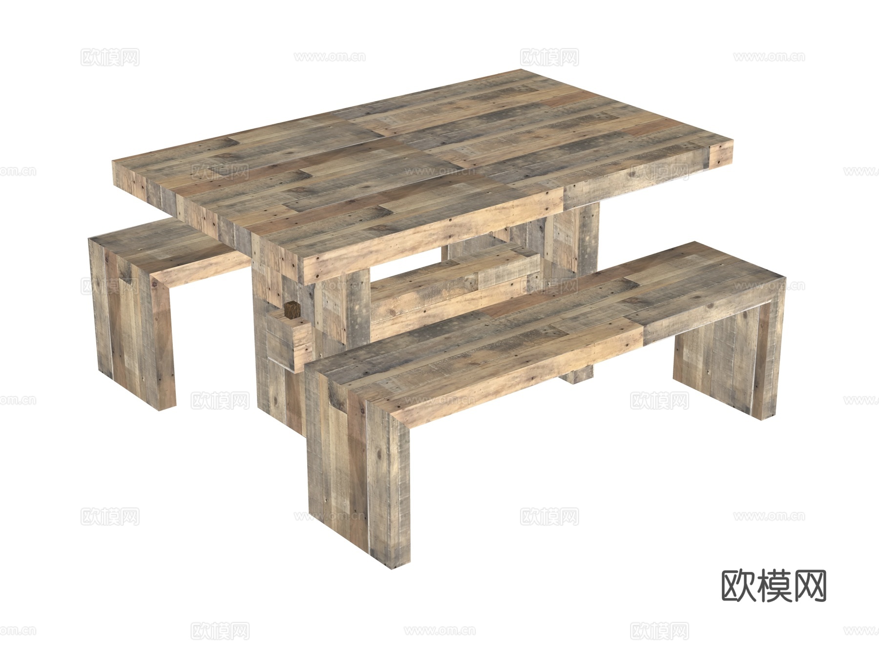 户外桌椅 休闲桌椅su模型