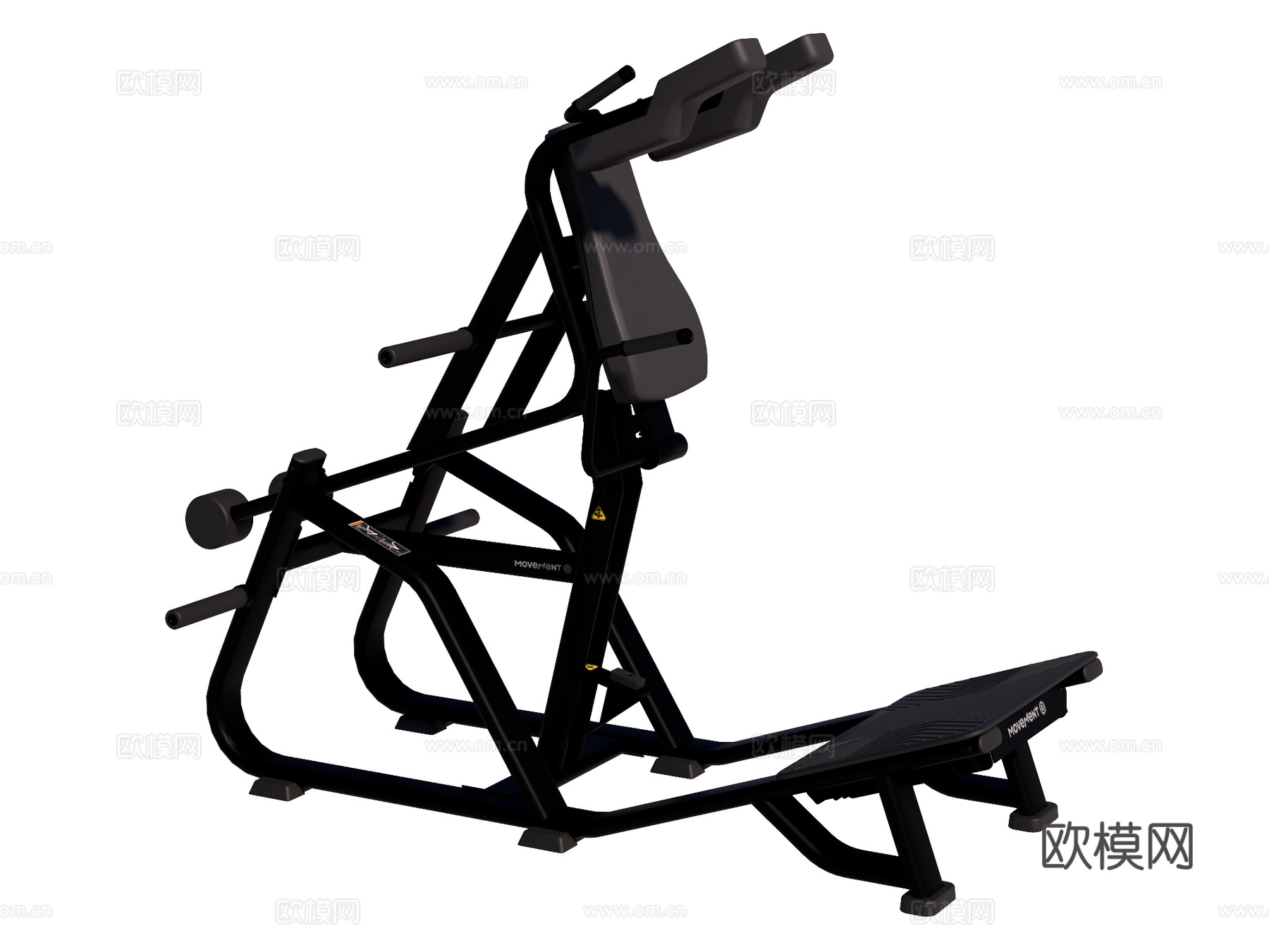 运动器材 健身器材 健身房设备su模型