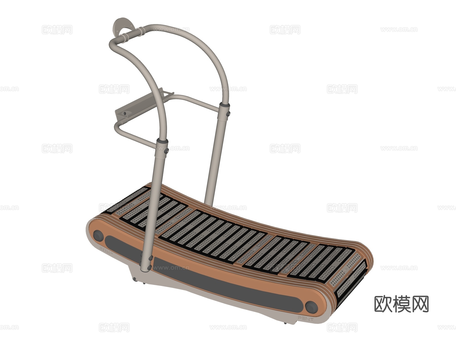 运动器材 健身器材 健身房设备 跑步机su模型