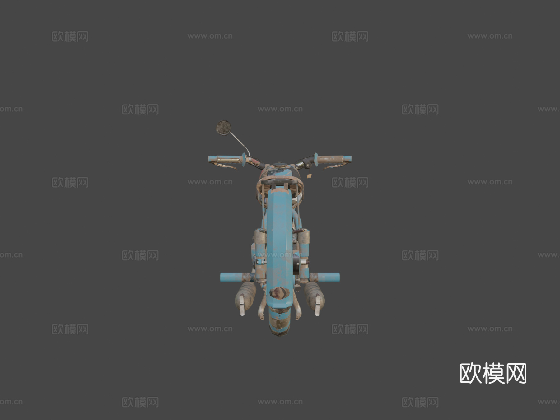 宝马摩托车su模型