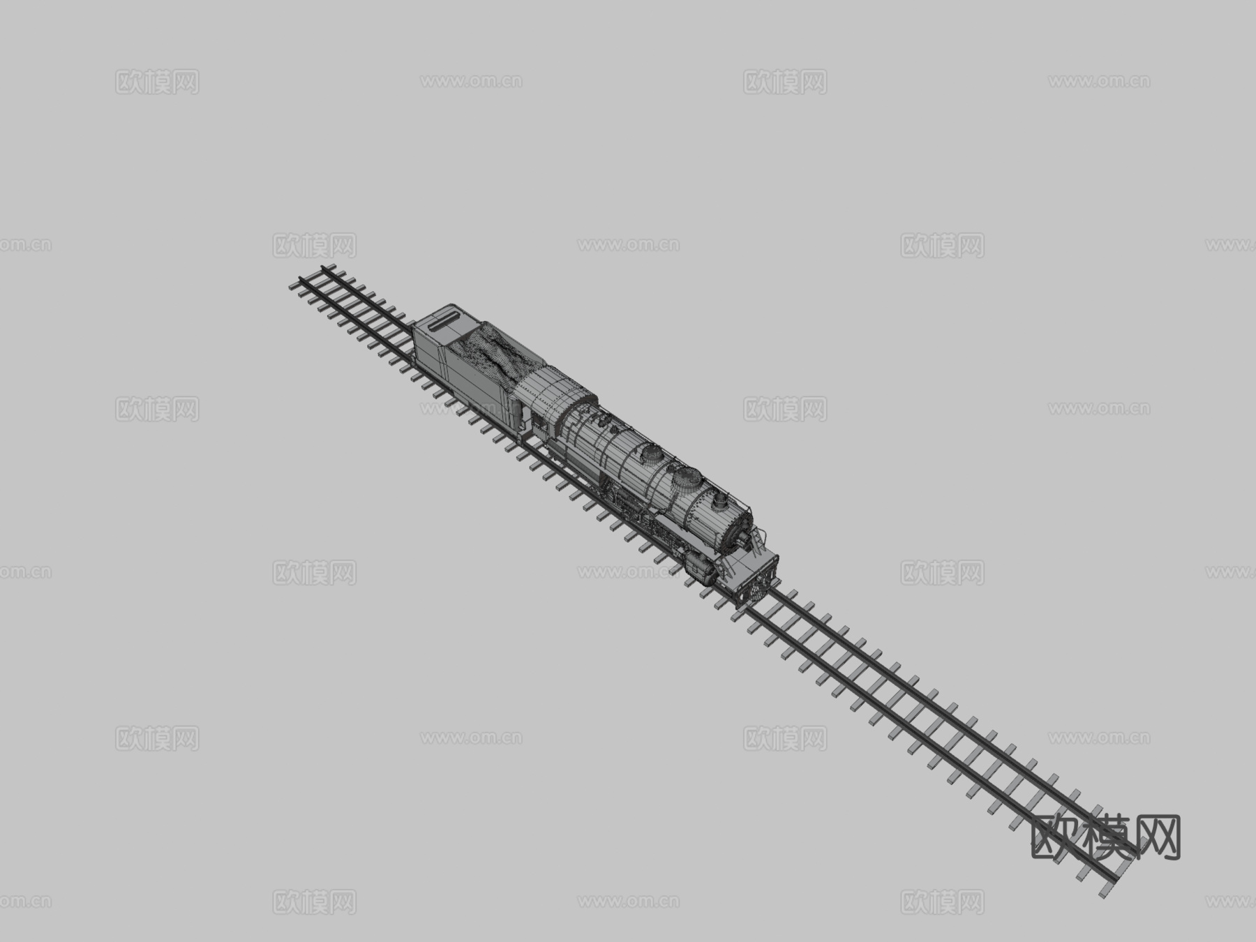 阅读I10sa蒸汽机车su模型