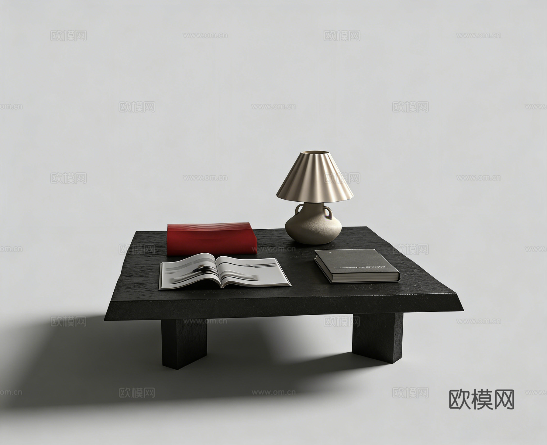 现代茶几su模型