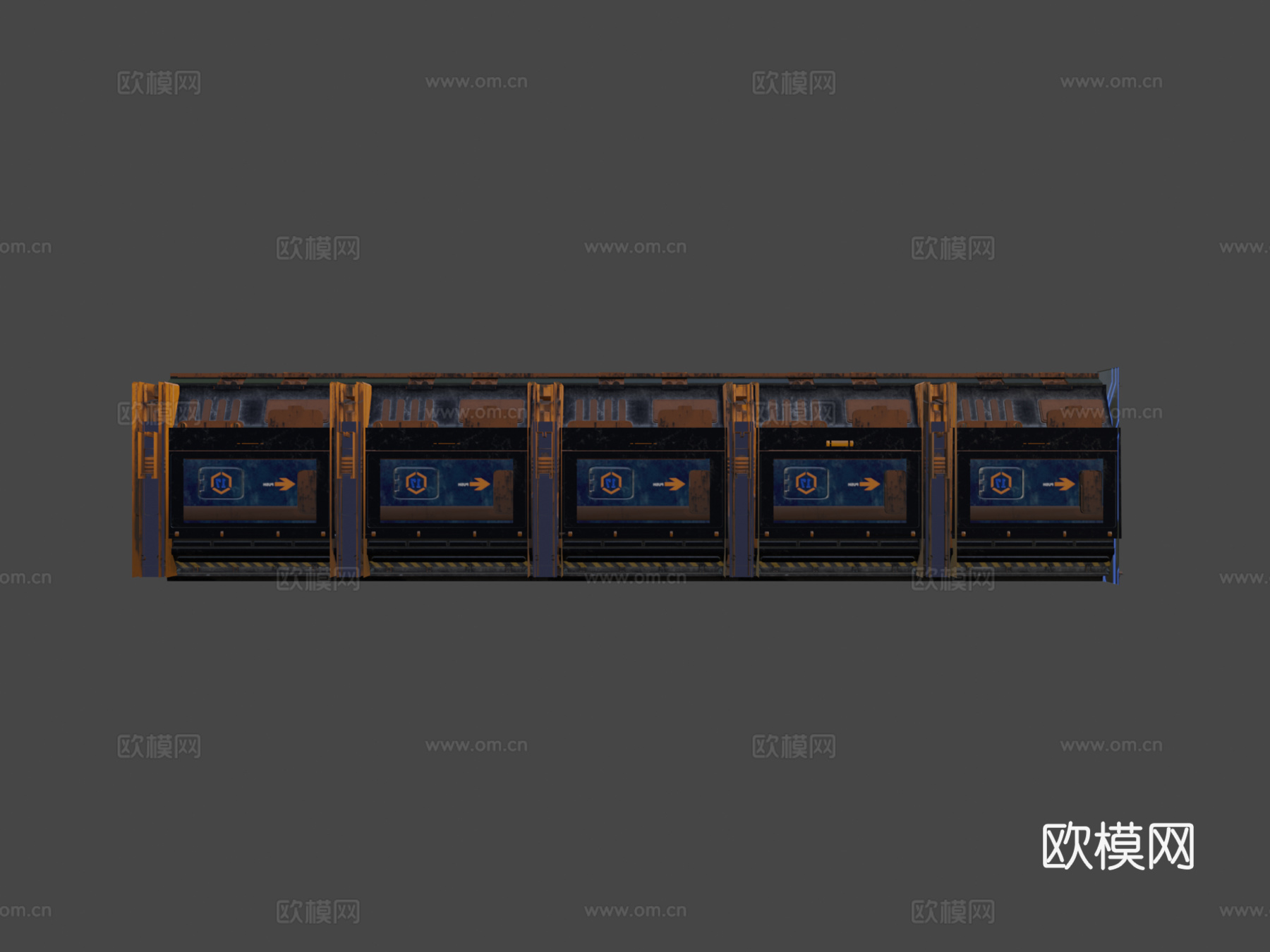 科幻走廊。纹理挑战su模型