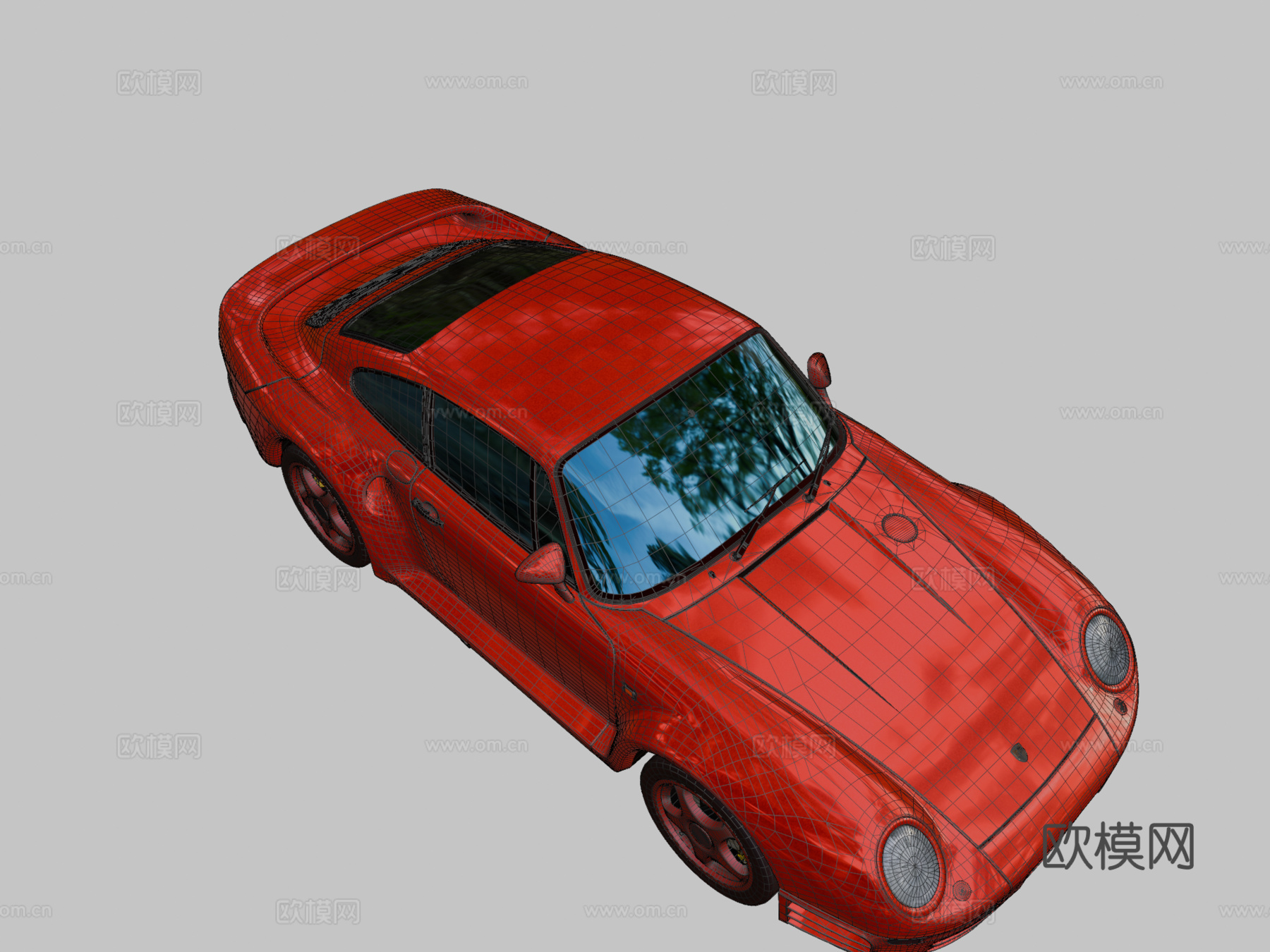 保时捷959su模型