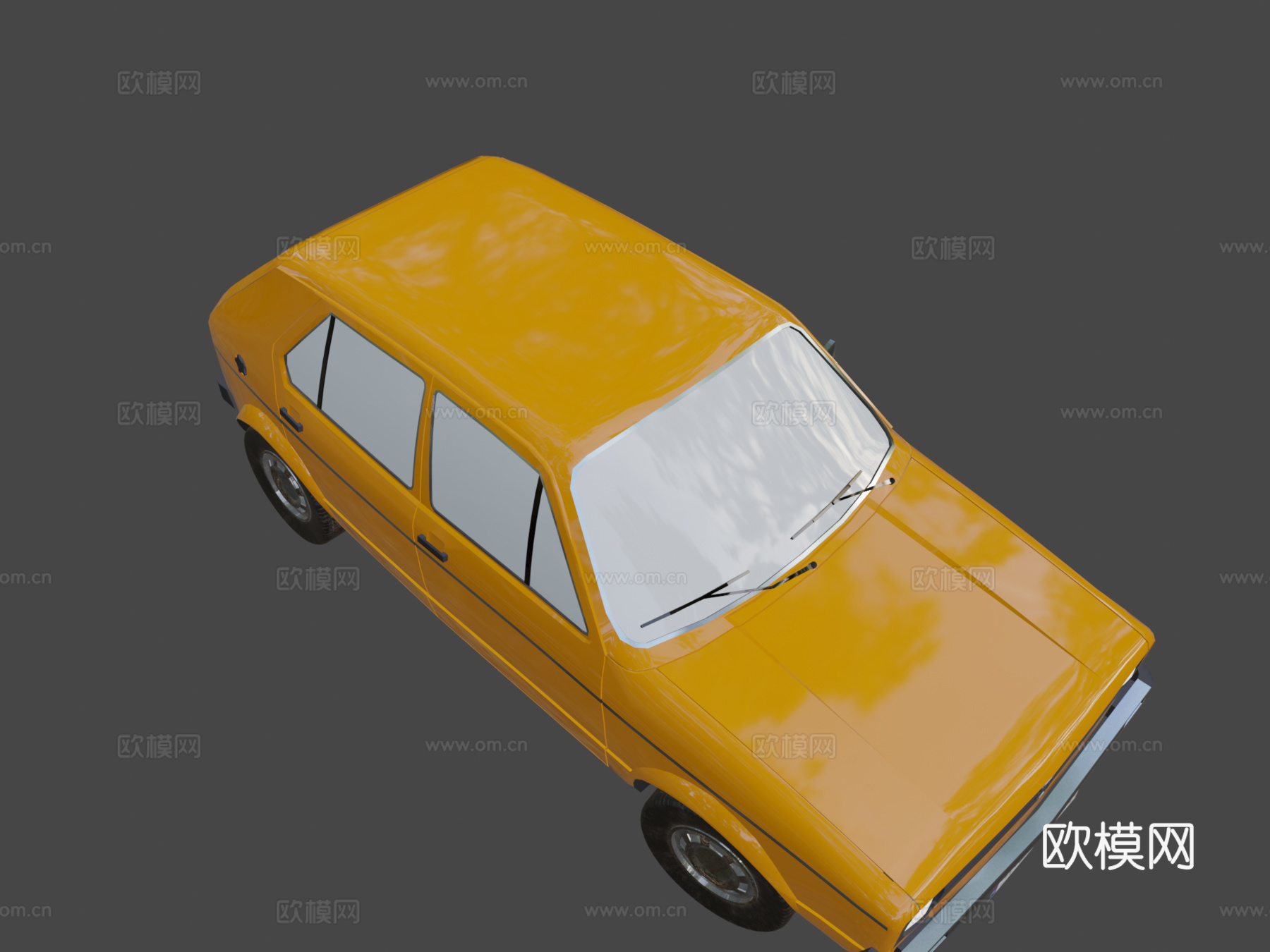 年大众高尔夫Mk1（低多边形）（克日什托夫·斯托洛日）su模型