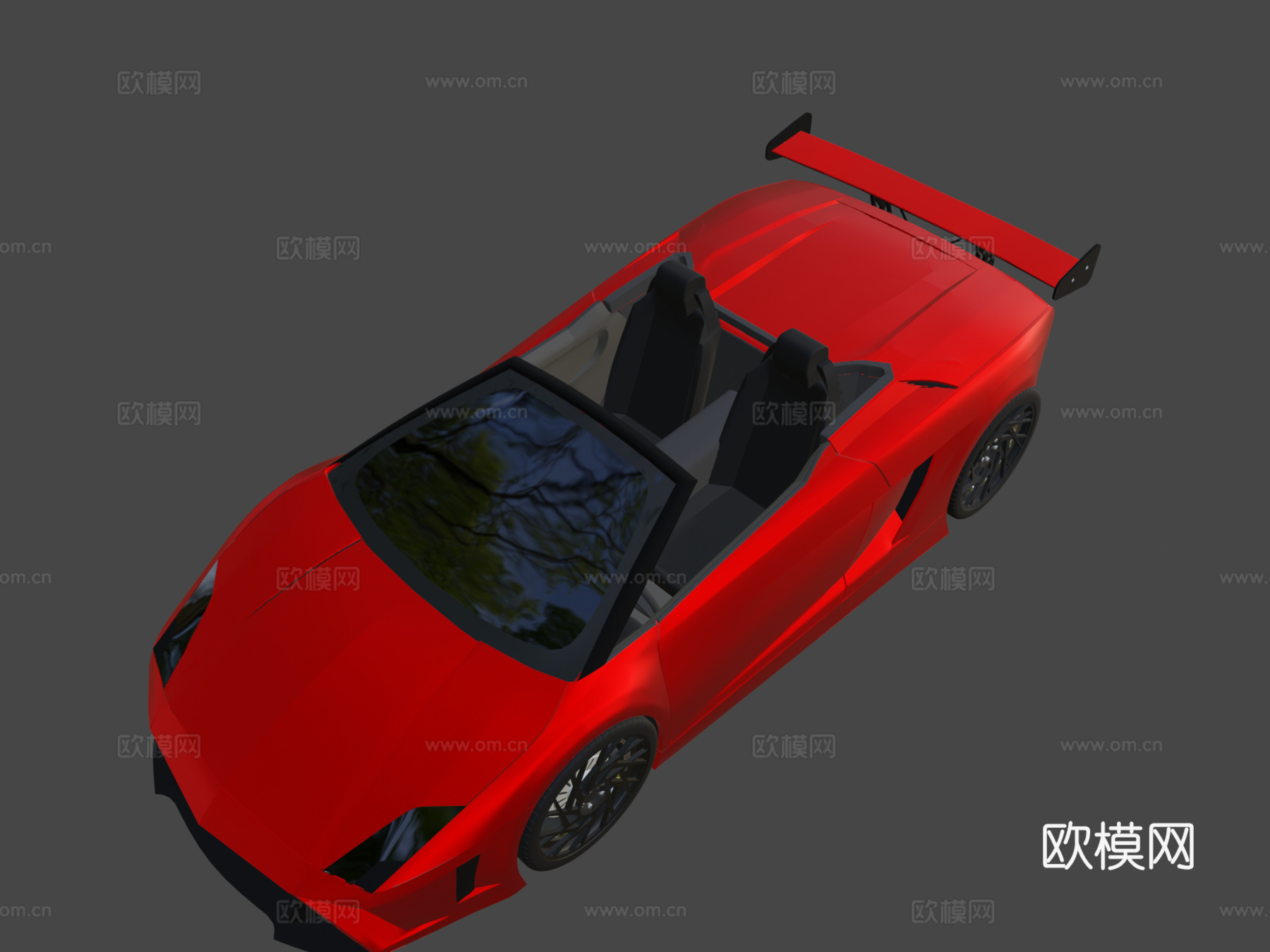 兰博基尼盖拉多LP-560-4敞篷版su模型