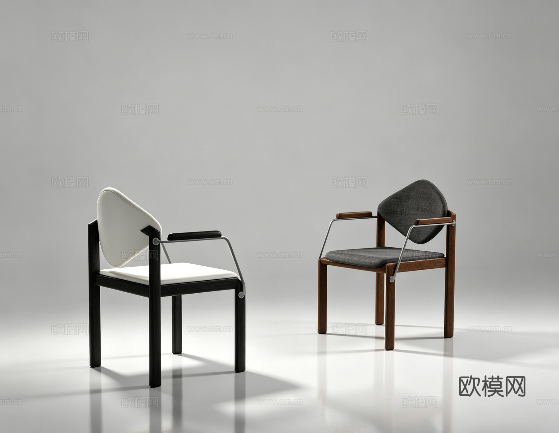 现代单椅su模型