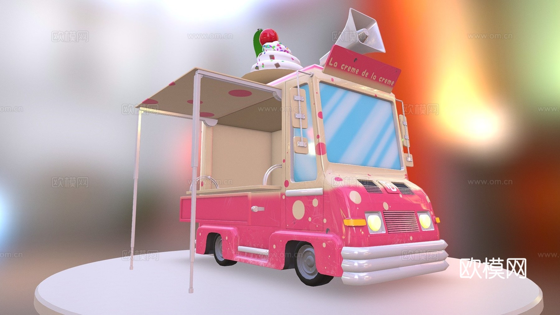 冰淇淋卡车-游戏塔塔索斯su模型